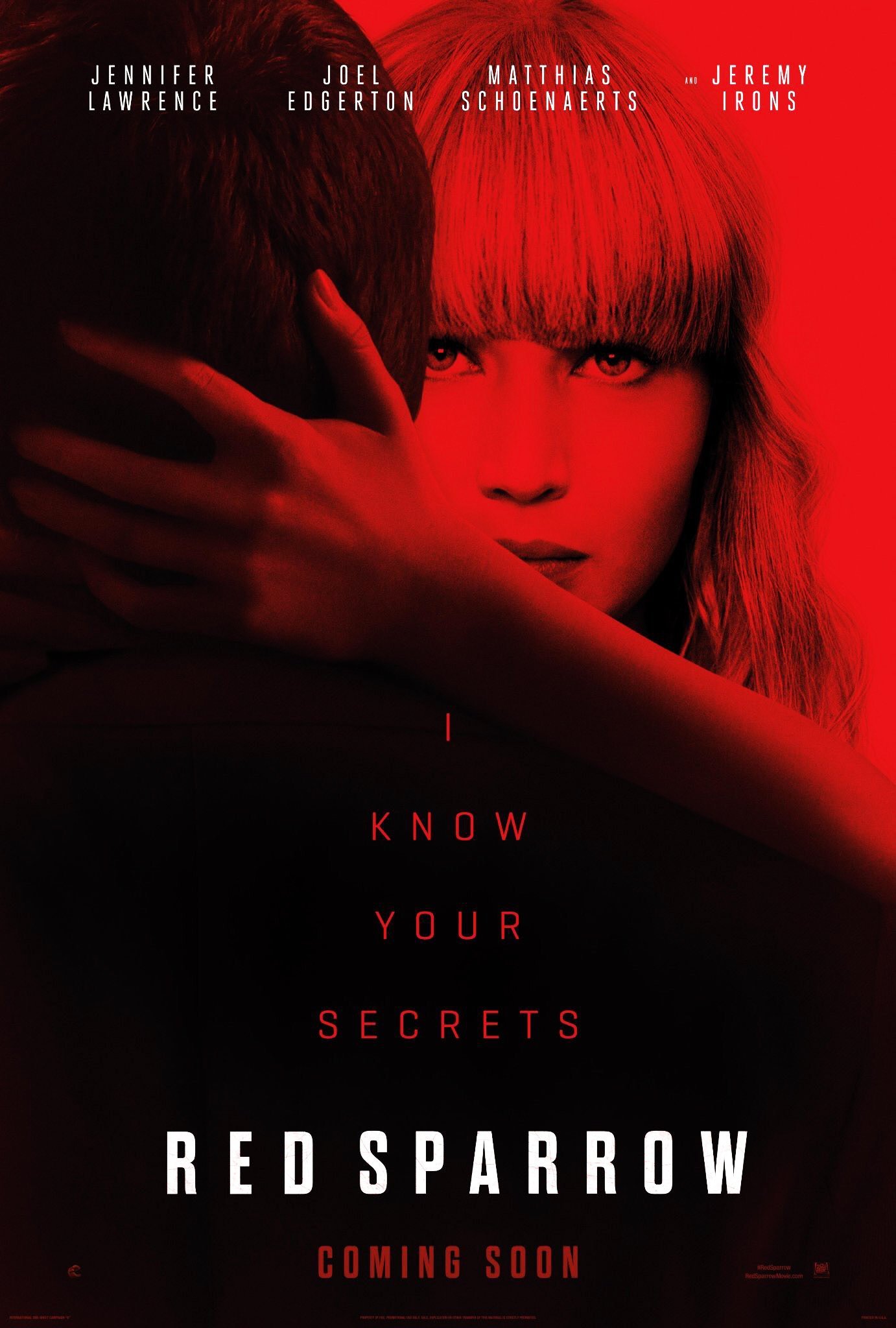 Jennifer Lawrence In Red Sparrow Movie Wallpapers