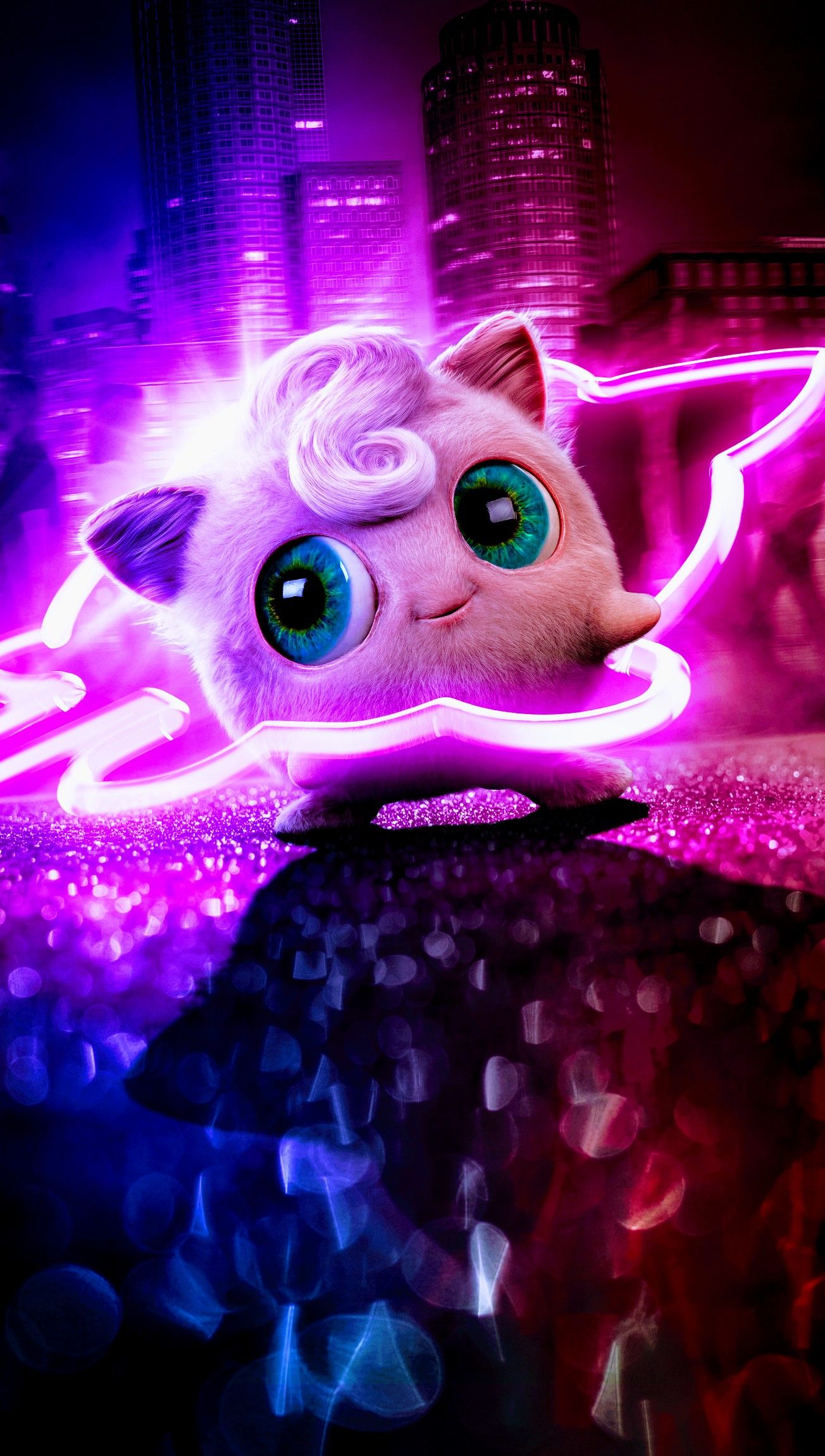 Jigglypuff Pokemon In Detective Pikachu Wallpapers