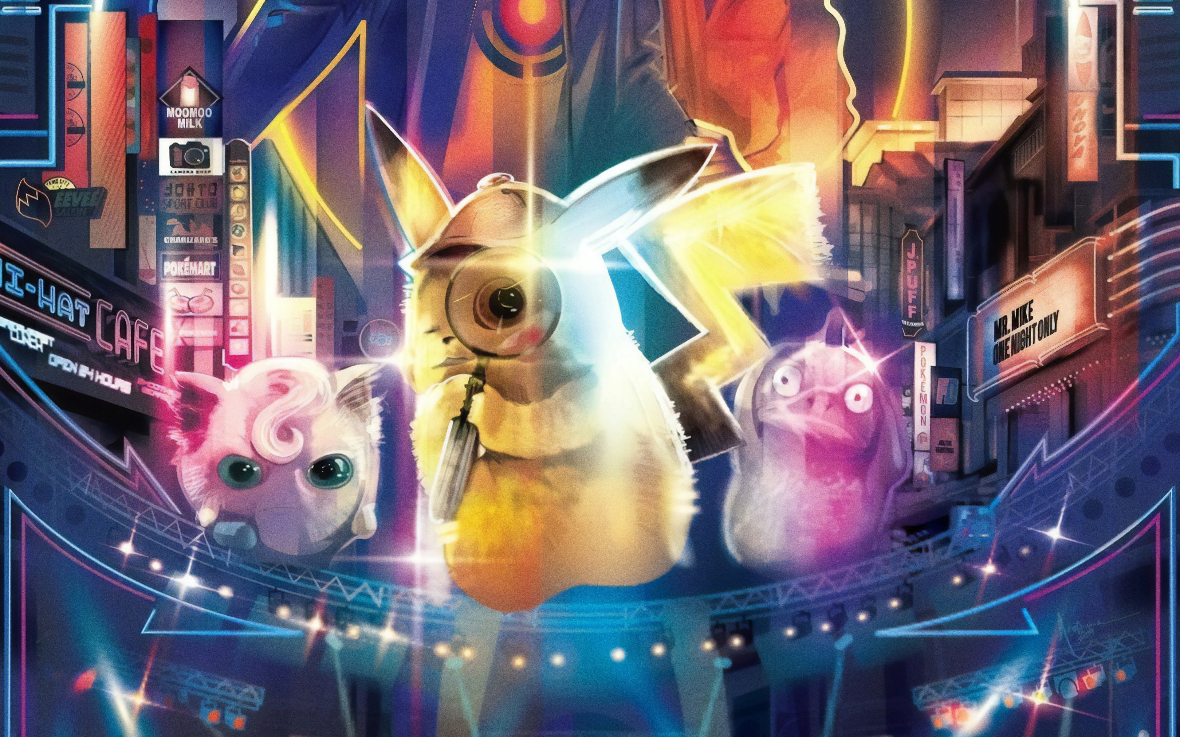 Jigglypuff Pokemon In Detective Pikachu Wallpapers