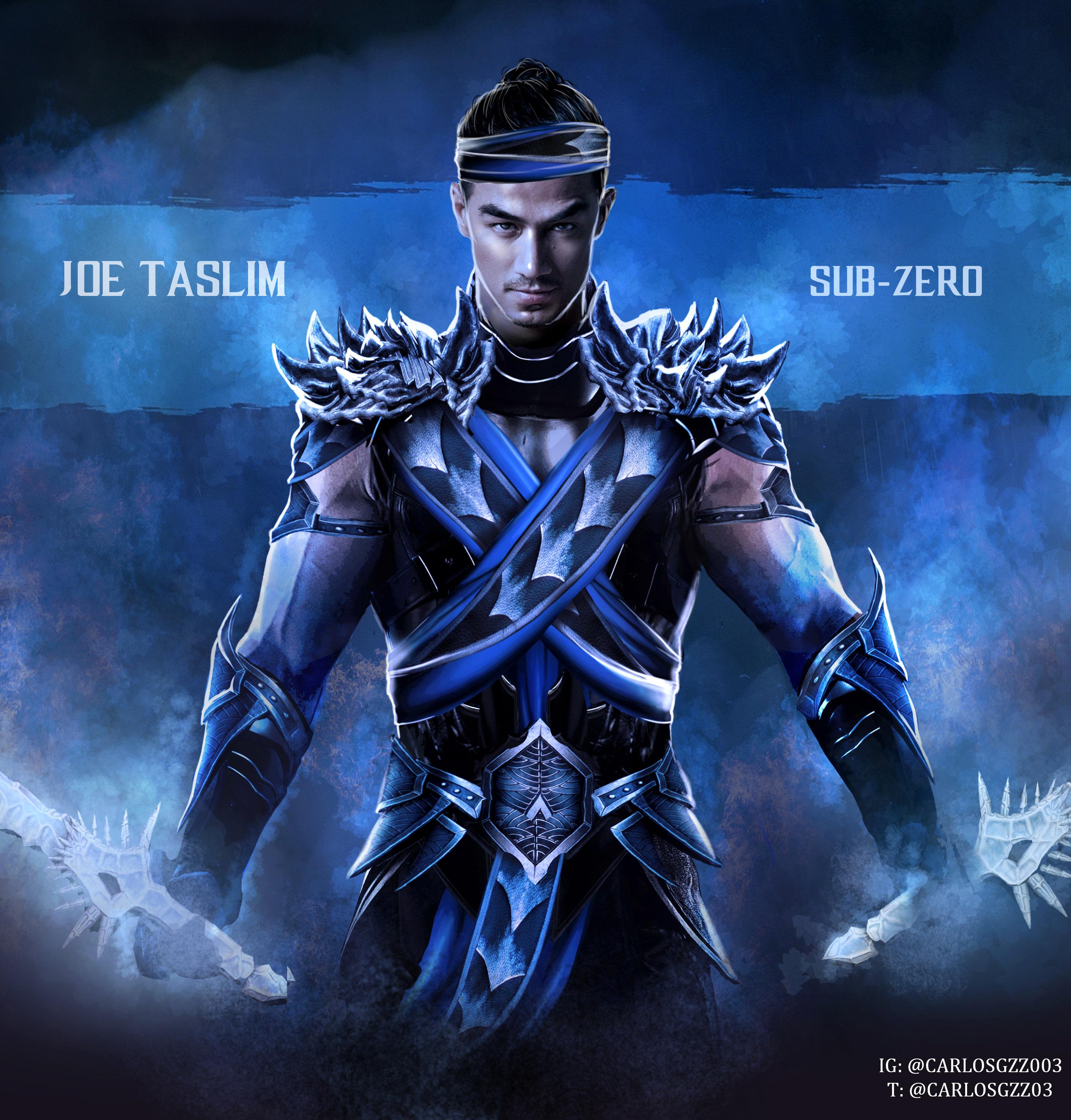 Joe Taslim As Sub Zero Mortal Kombat Movieart Wallpapers