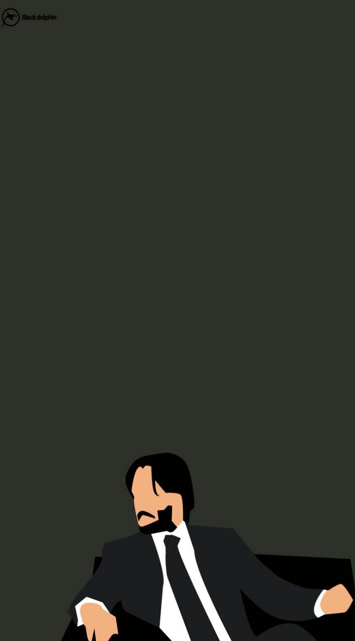 John Wick Baba Yaga Minimal Amoled Wallpapers