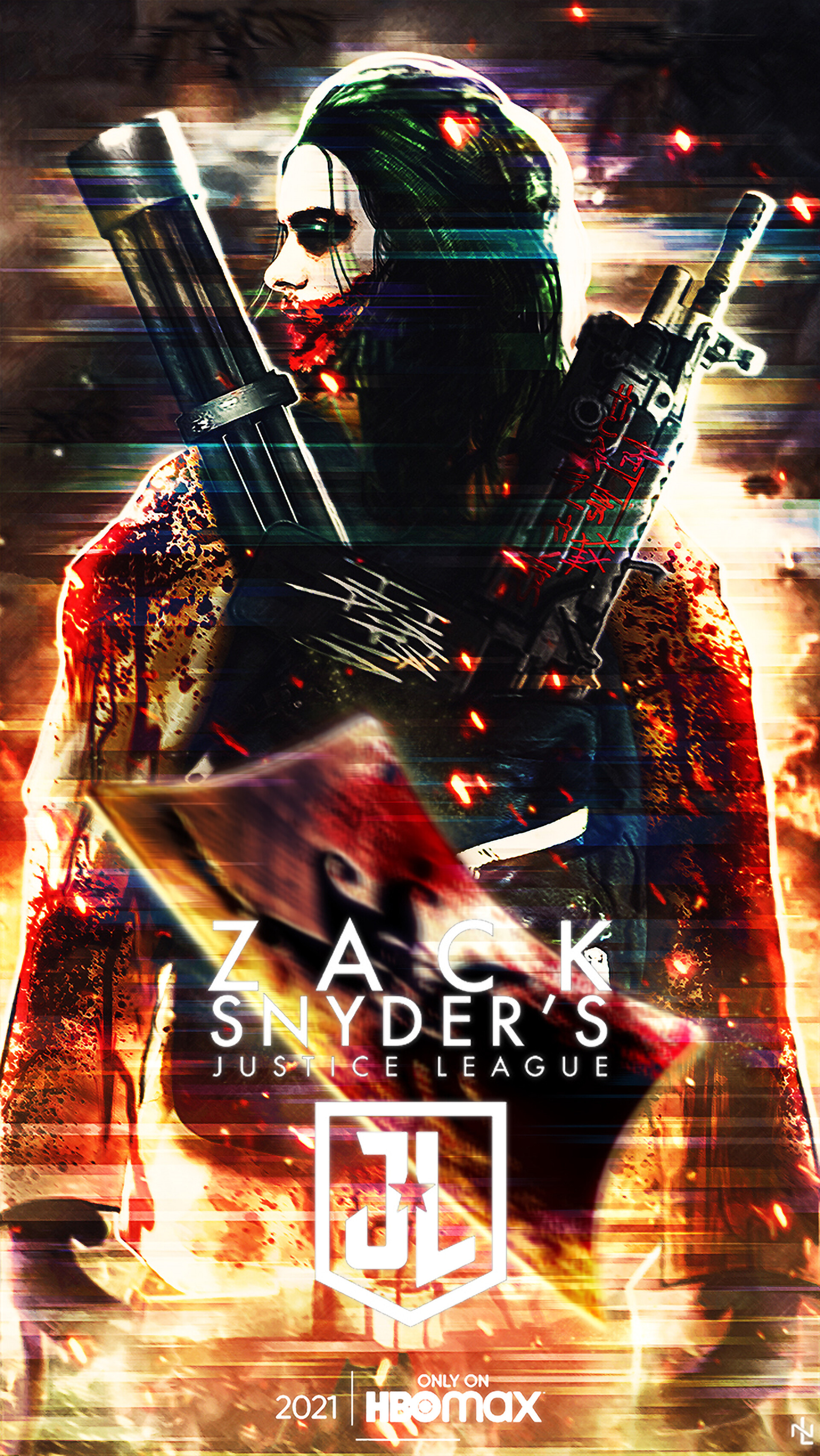 Joker Jared Leto Zack Snyder'S Justice League Wallpapers