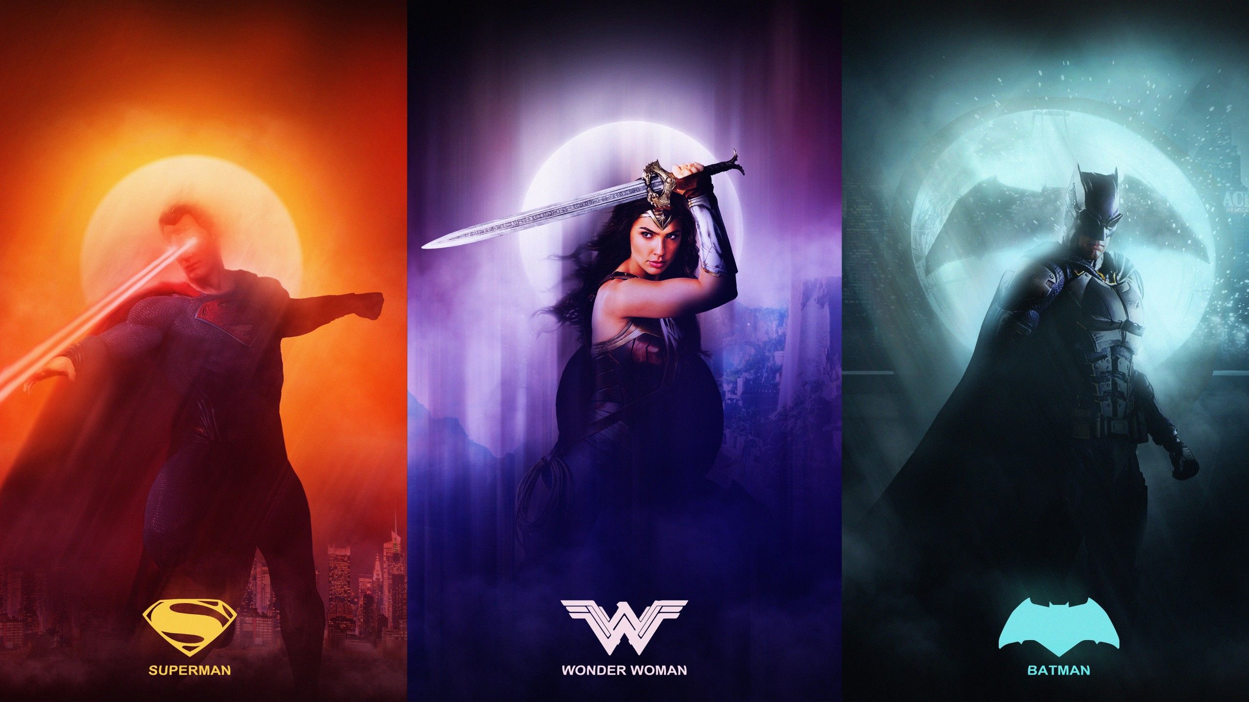 Justice League Wonder Woman Flash And Batman Wallpapers