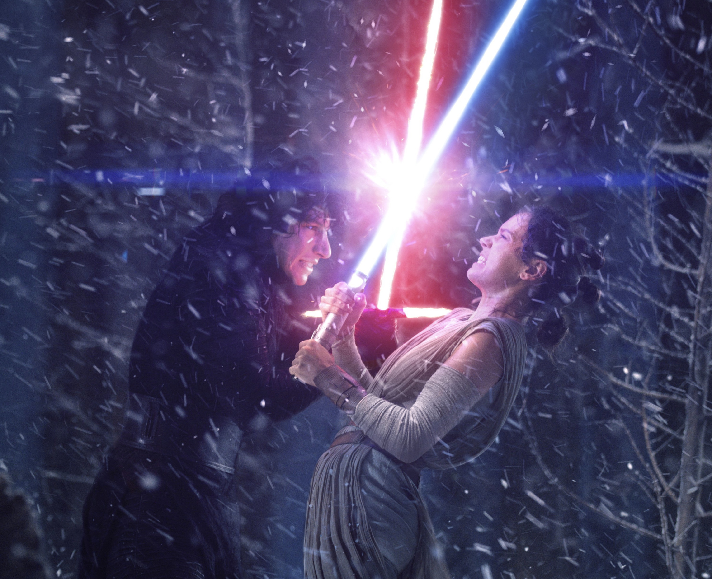 Kylo Ren Vs Rey Star Wars Wallpapers