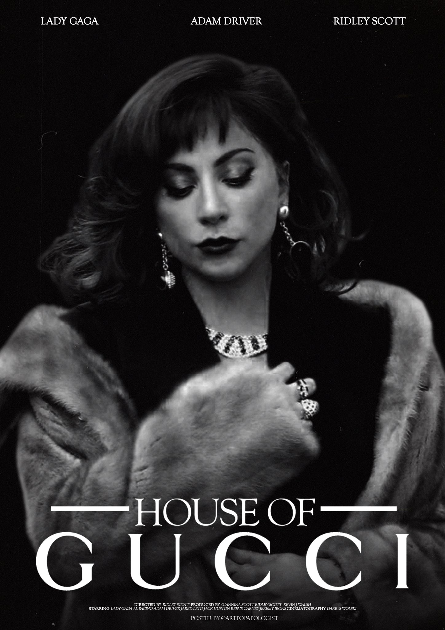 Lady Gaga House Of Gucci Movie Wallpapers