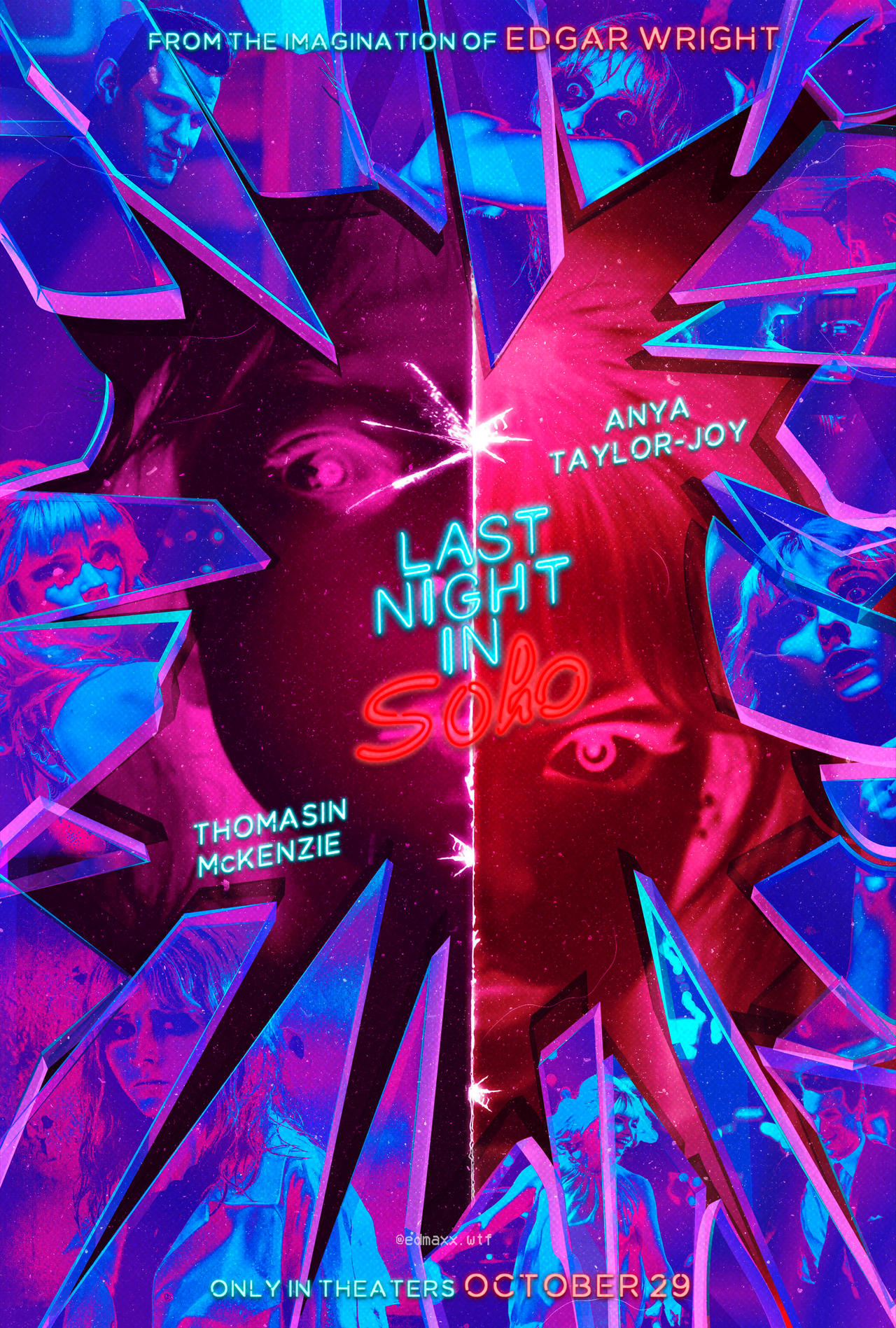 Last Night In Soho Poster Wallpapers