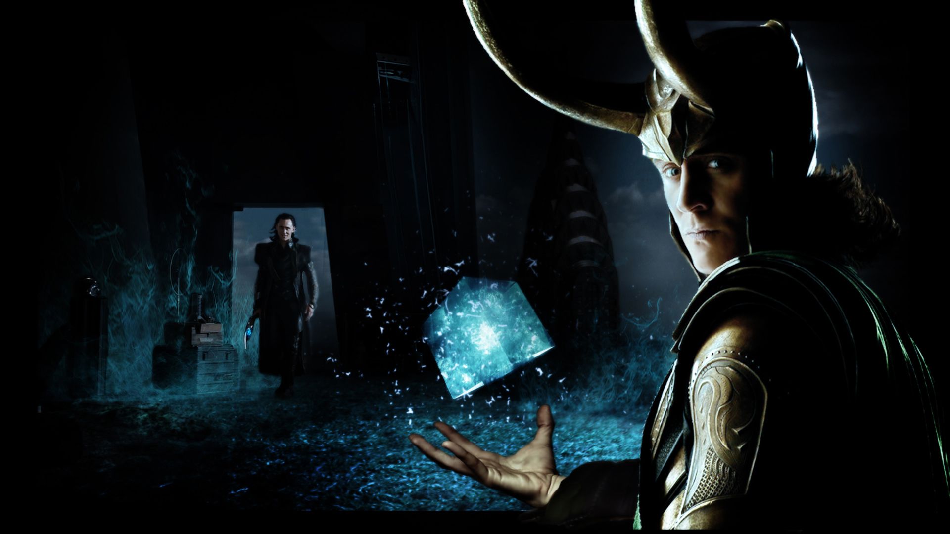 Loki Holding Infinity Stone Wallpapers