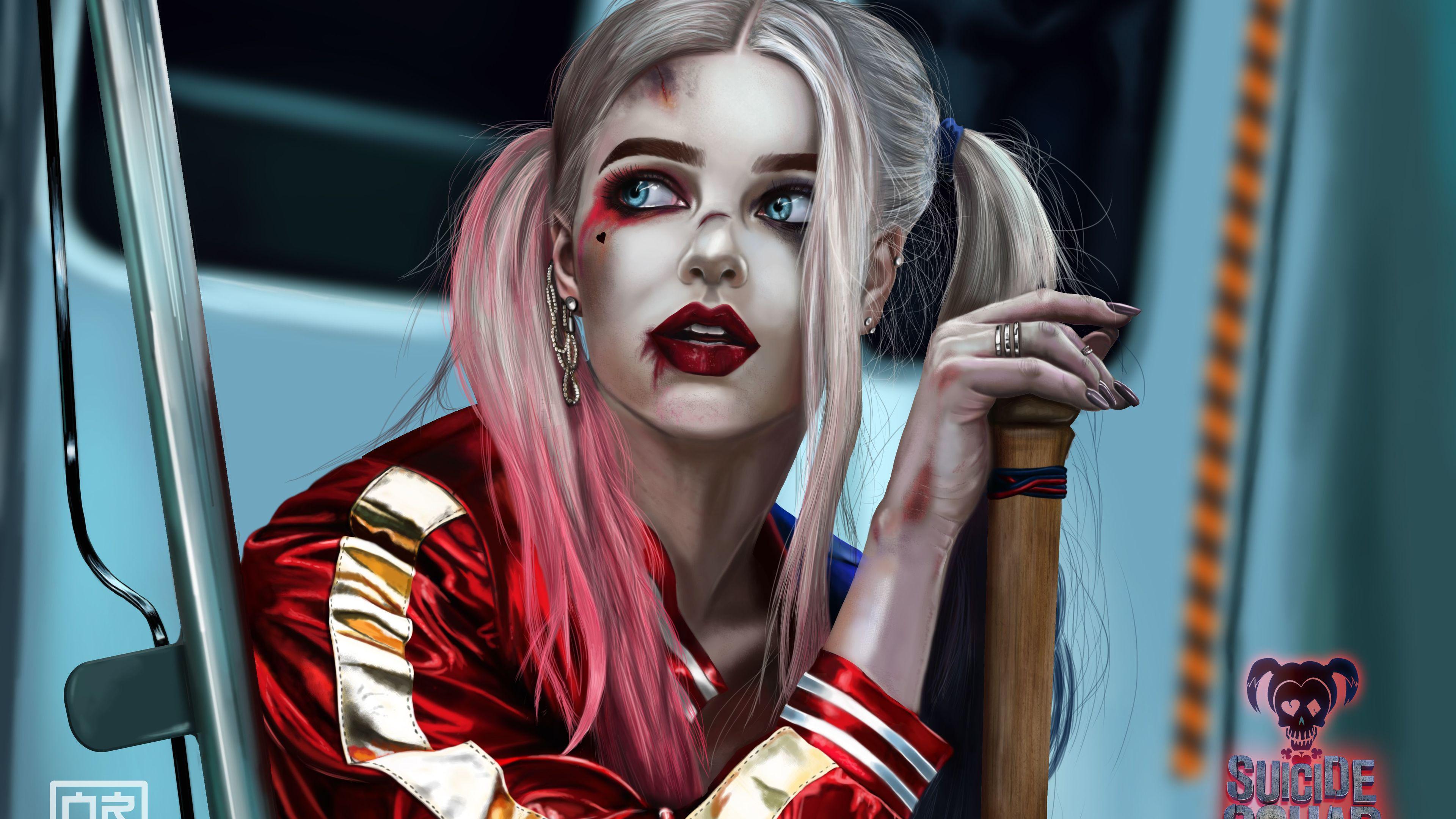 Margot Robbie As Harley Quinn The Suicide Squad Wallpapers