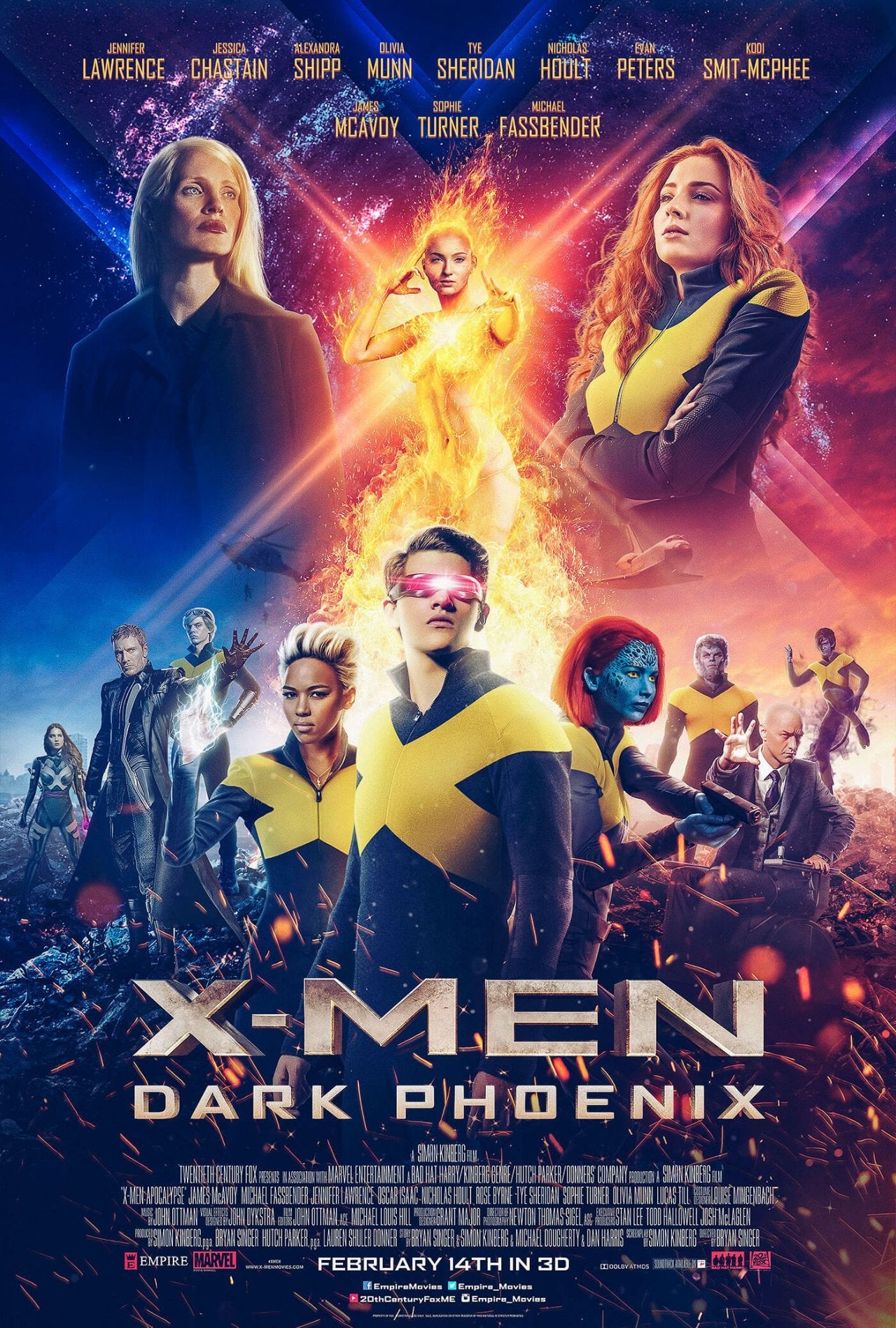 Michael Fassbender As Magneto X-Men Dark Phoenix Poster Wallpapers