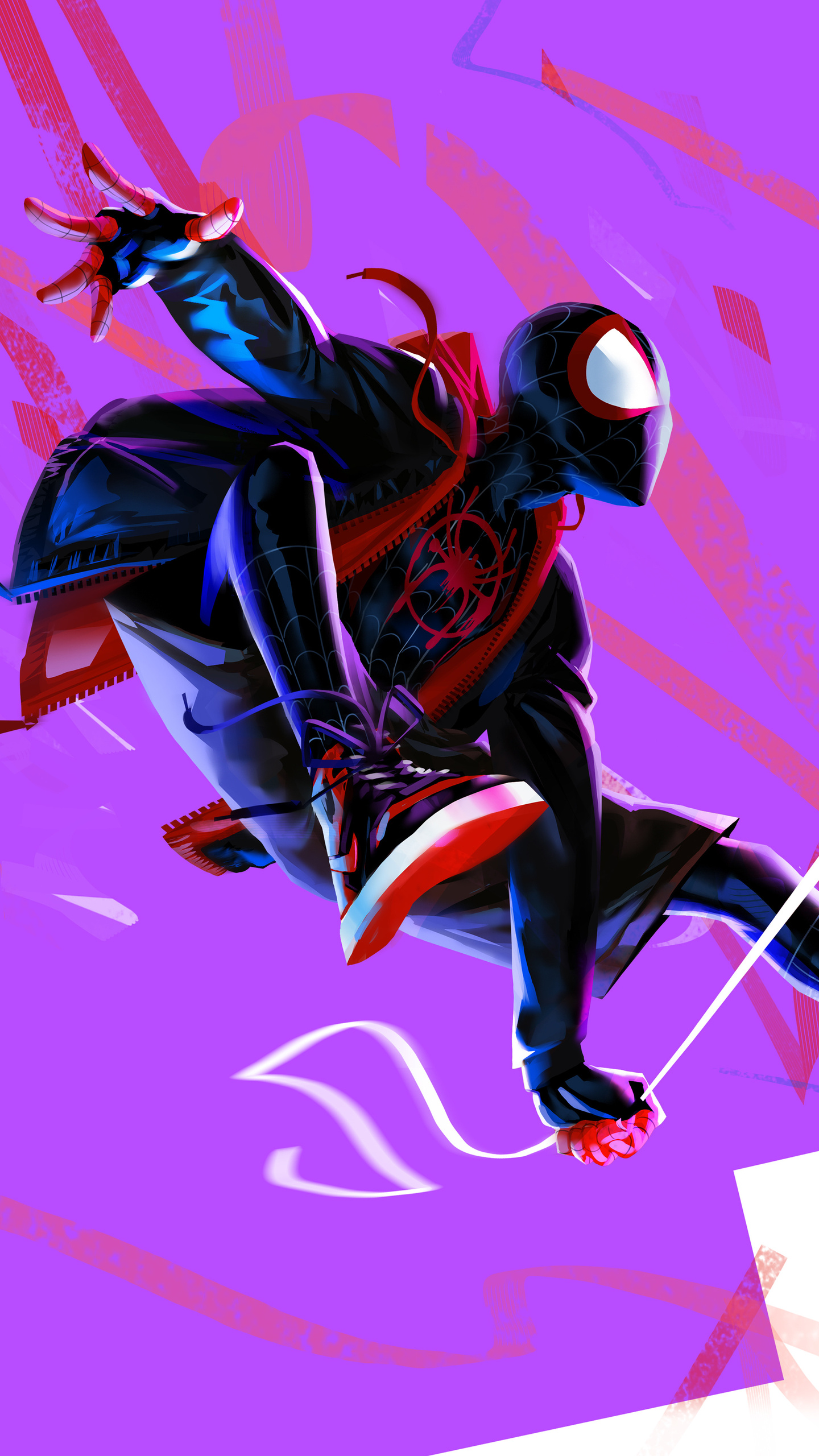 Miles Morales In Spider Man Into The Spider Verse Wallpapers