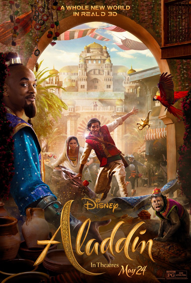 Naomi Scott And Mena Massoud In Aladdin Movie Image Wallpapers