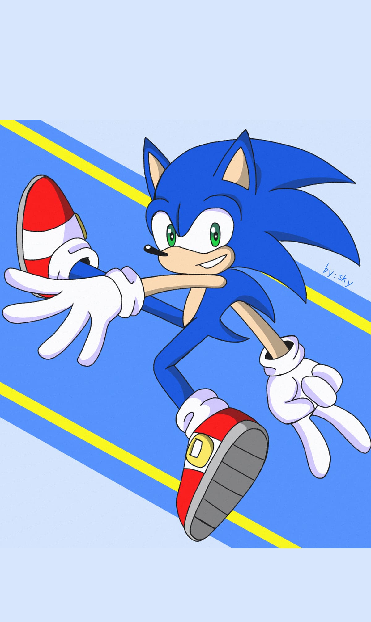 New Sonic The Hedgehog Art Wallpapers