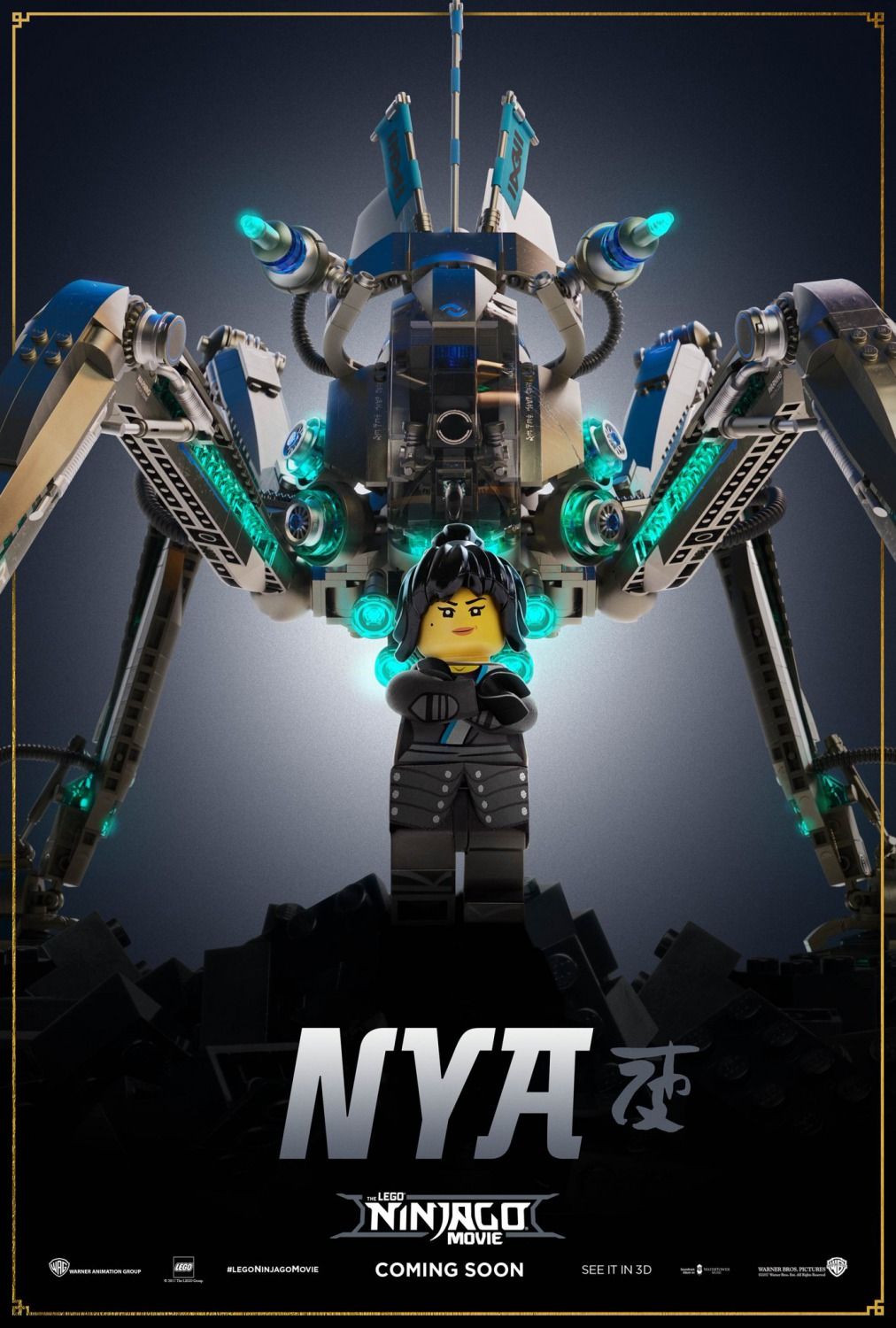 Nya From Kai - The Lego Ninjago Movie Wallpapers