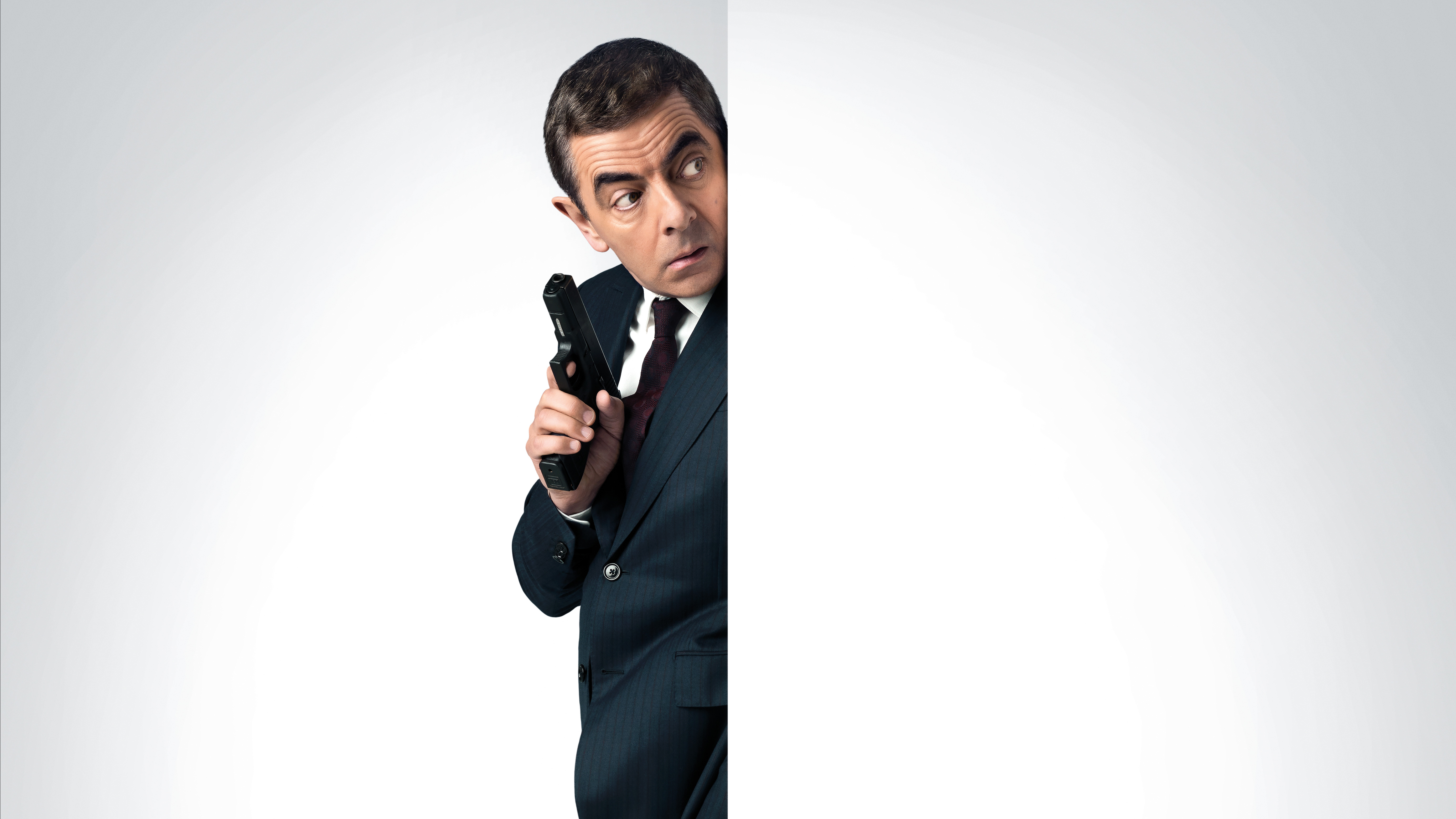 Olga Kurylenko And Rowan Atkinson In Johnny English 3 Wallpapers