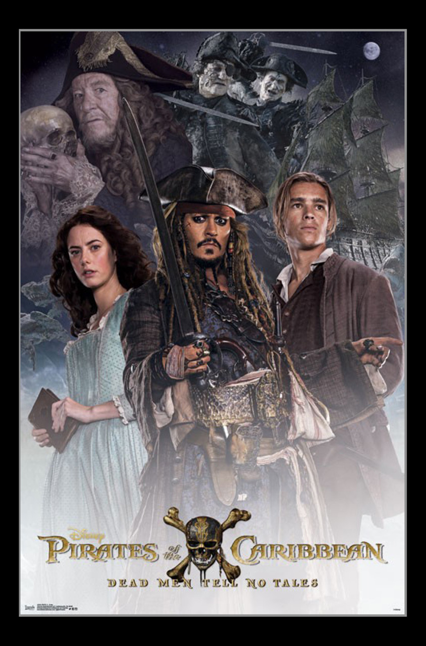 Pirates Of The Caribbean Dead Men Tell No Tales Movie Cast Poster Wallpapers