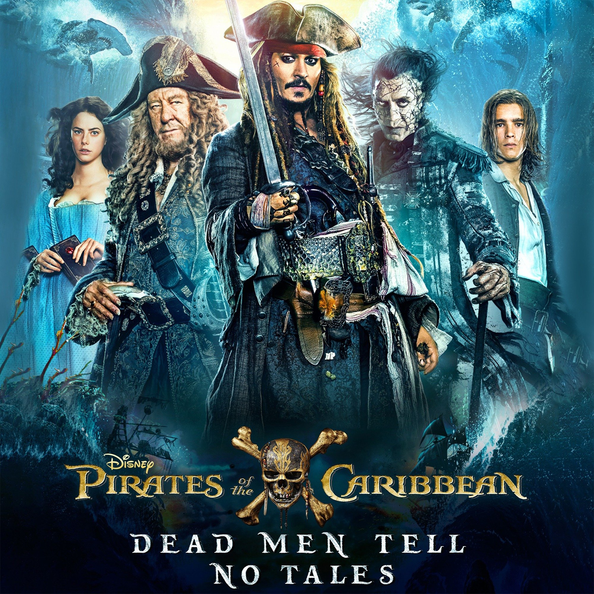 Pirates Of The Caribbean Dead Men Tell No Tales Movie Cast Poster Wallpapers