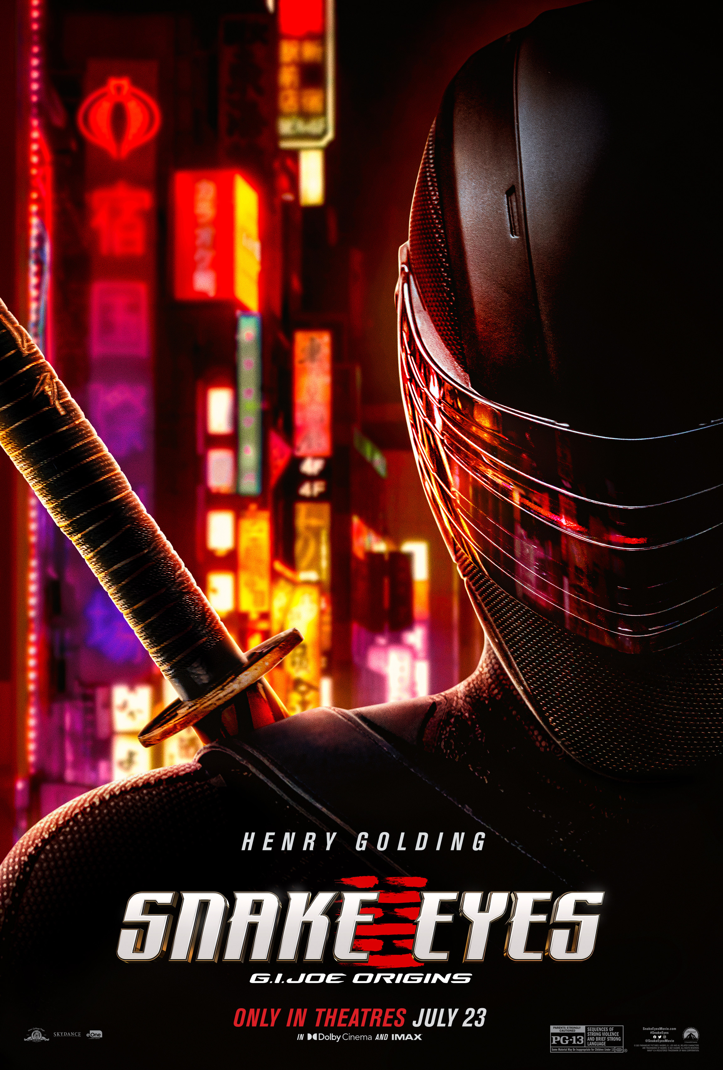 Poster Of Snake Eyes G.I. Joe Origins 2021 Movie Wallpapers