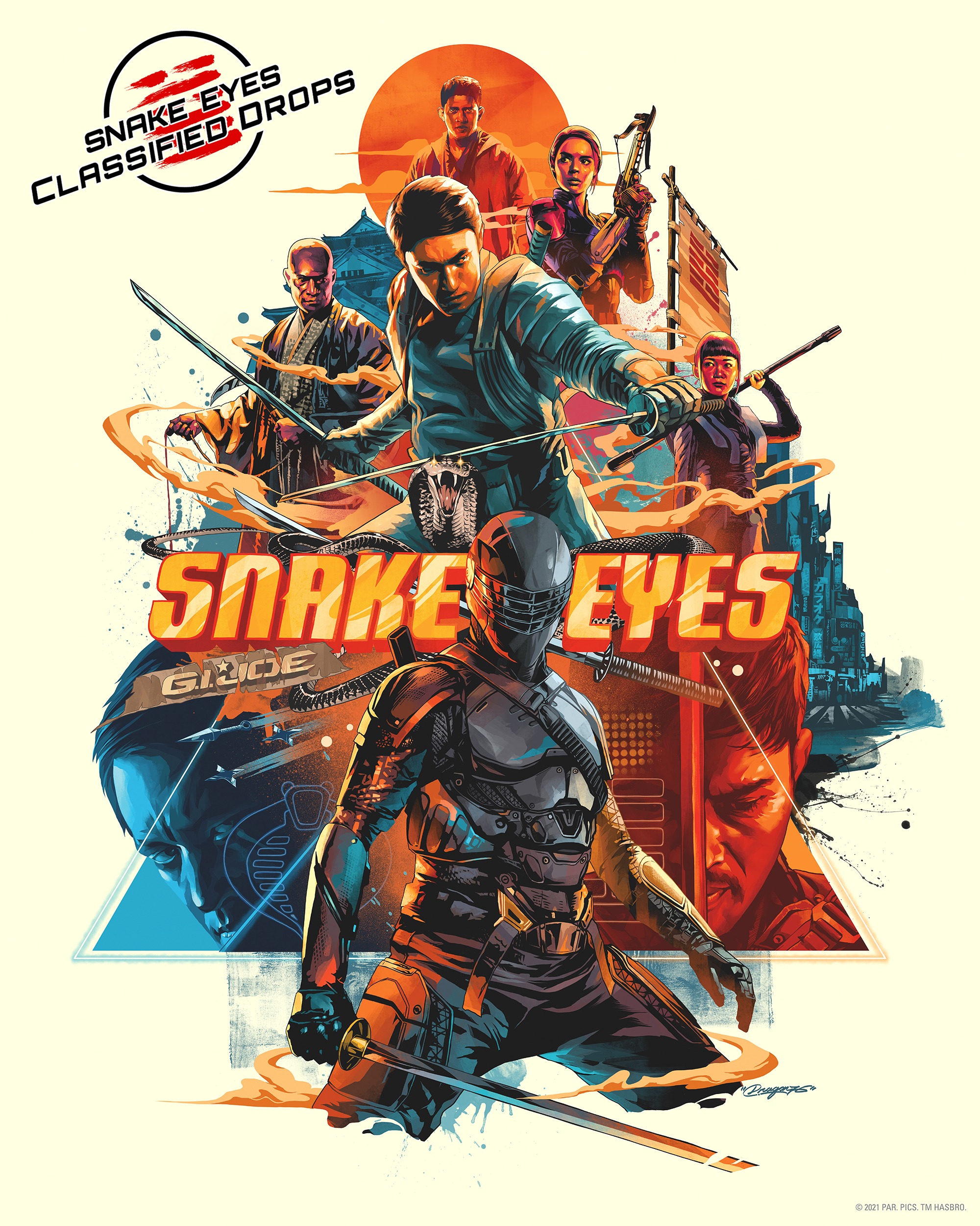 Poster Of Snake Eyes G.I. Joe Origins 2021 Movie Wallpapers