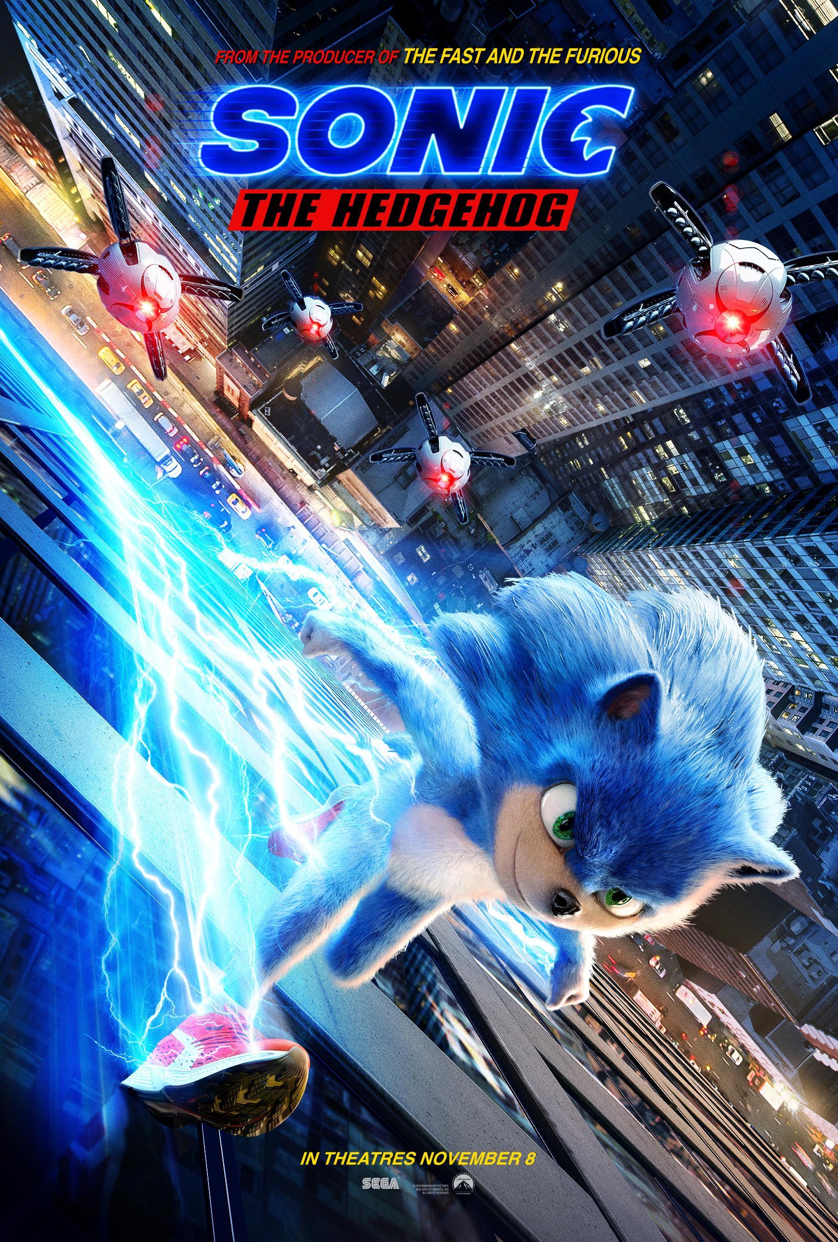 Poster Of Sonic The Hedgehog Movie Wallpapers