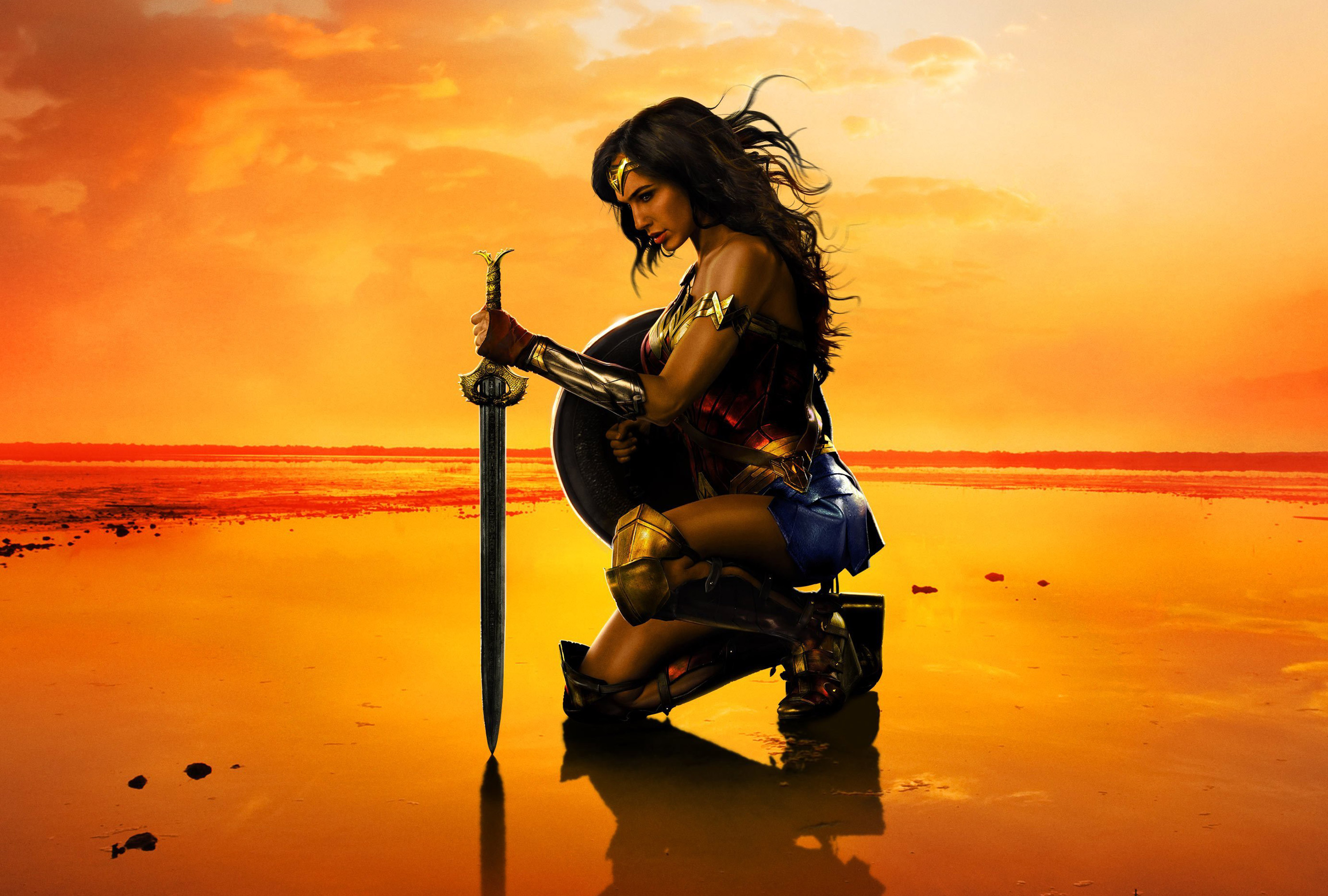 Poster Of Wonder Woman 4K Wallpapers