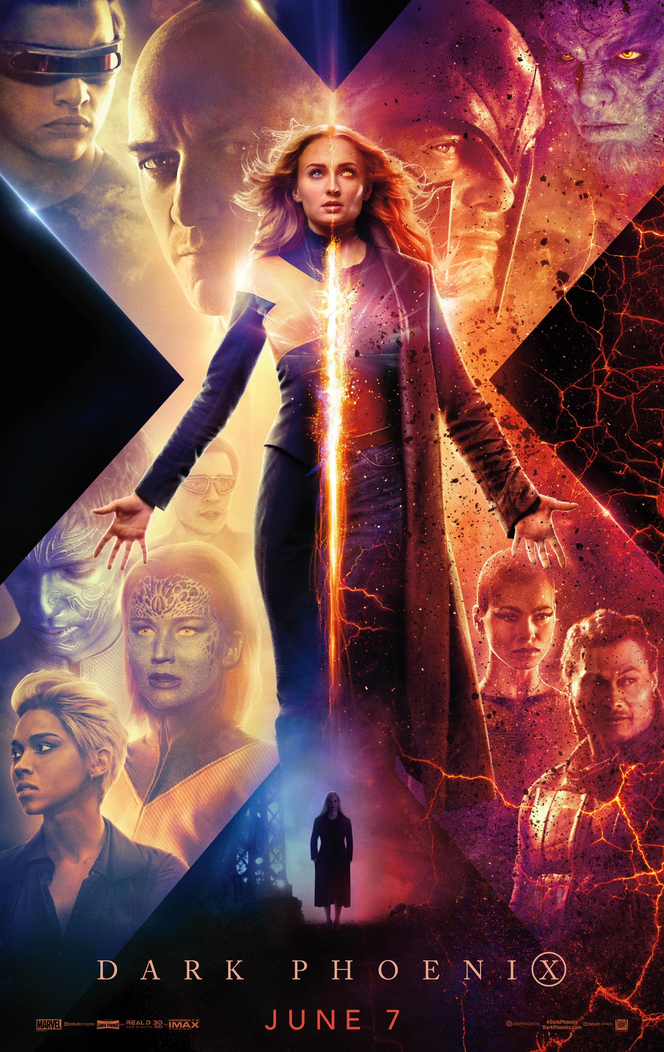 Professor X Jean Grey Dark Phoenix Poster Wallpapers