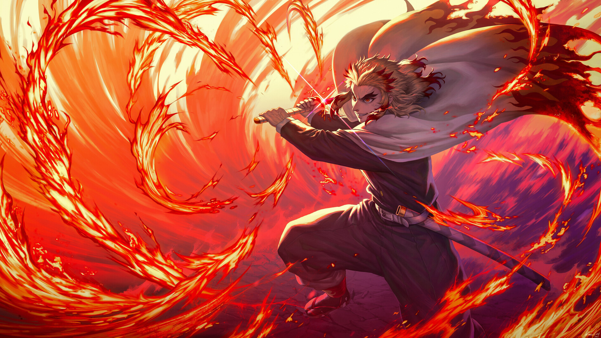 Rengoku Demon Slayer Wallpapers