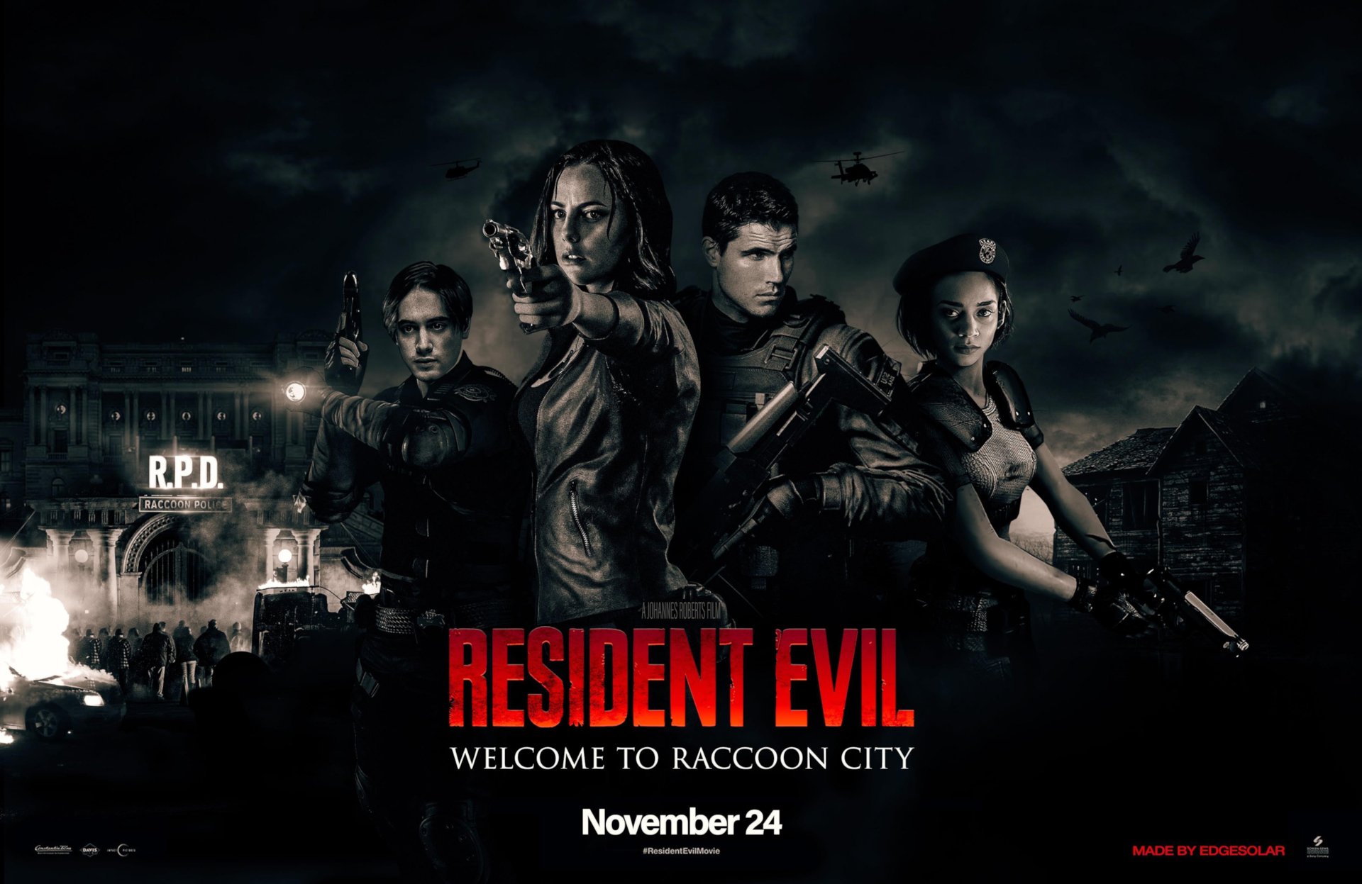 Resident Evil Welcome To Raccoon City Movie 2021 Wallpapers