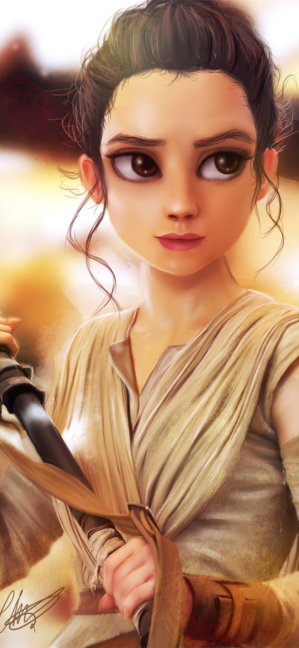 Rey Star Wars Artwork Wallpapers