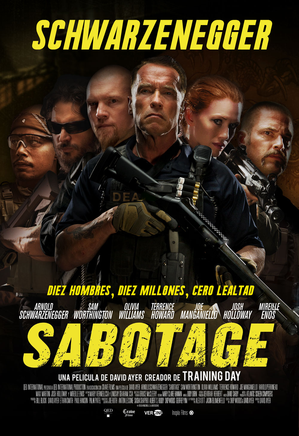 Sabotage (2014) Wallpapers