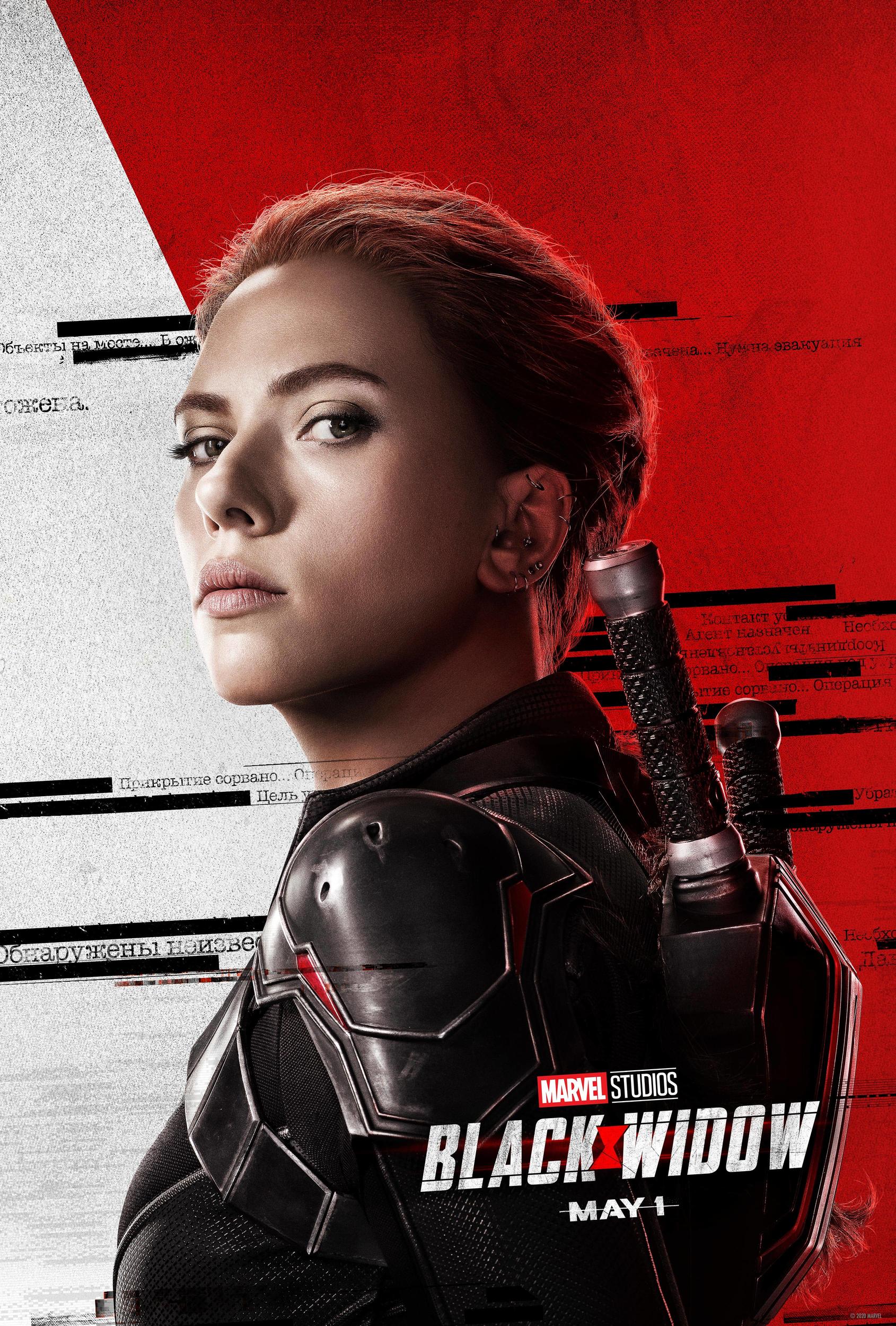 Scarlett Johansson Black Widow Movie Poster Wallpapers