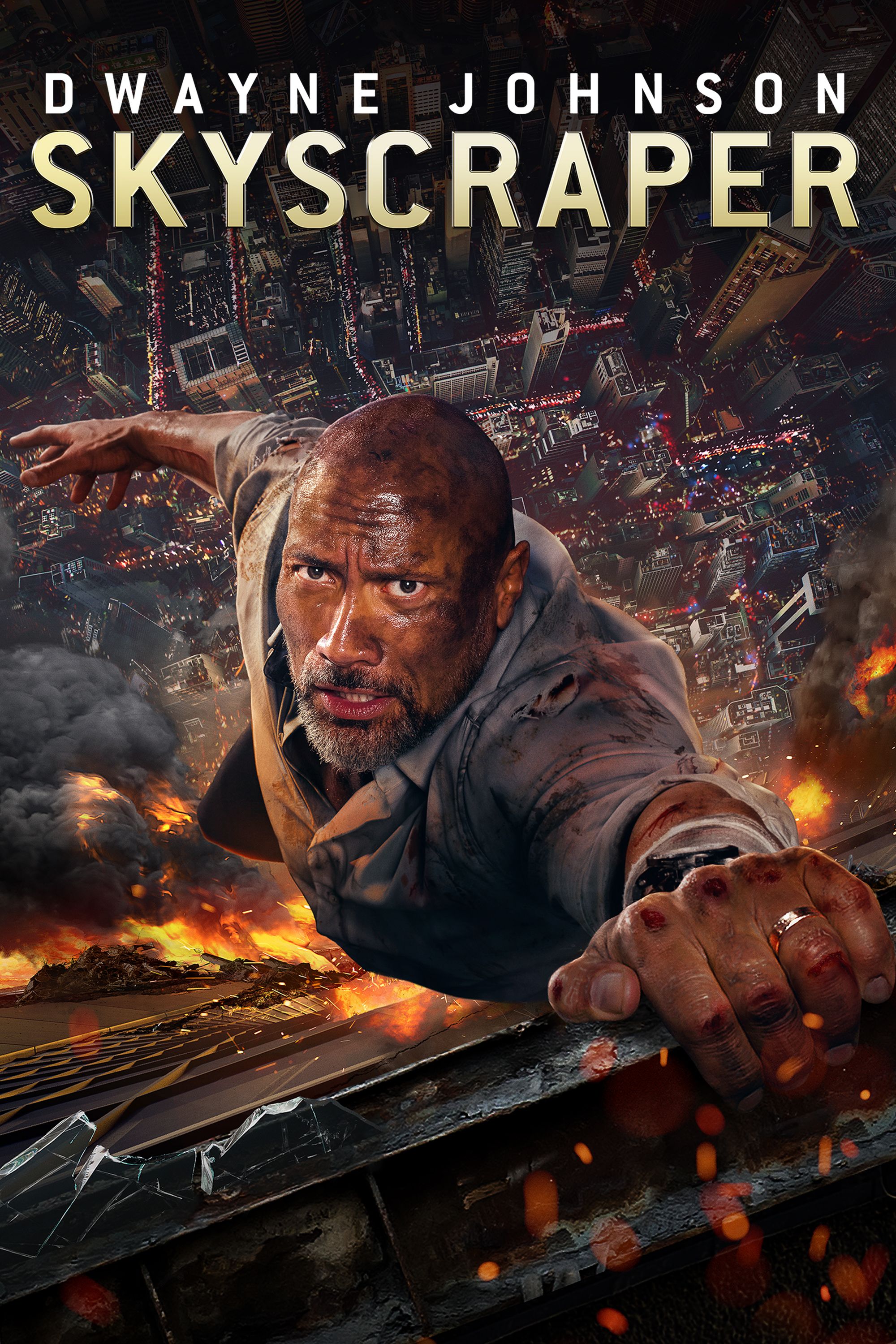 Skyscraper Dwayne Johnson 2018 Movie Wallpapers