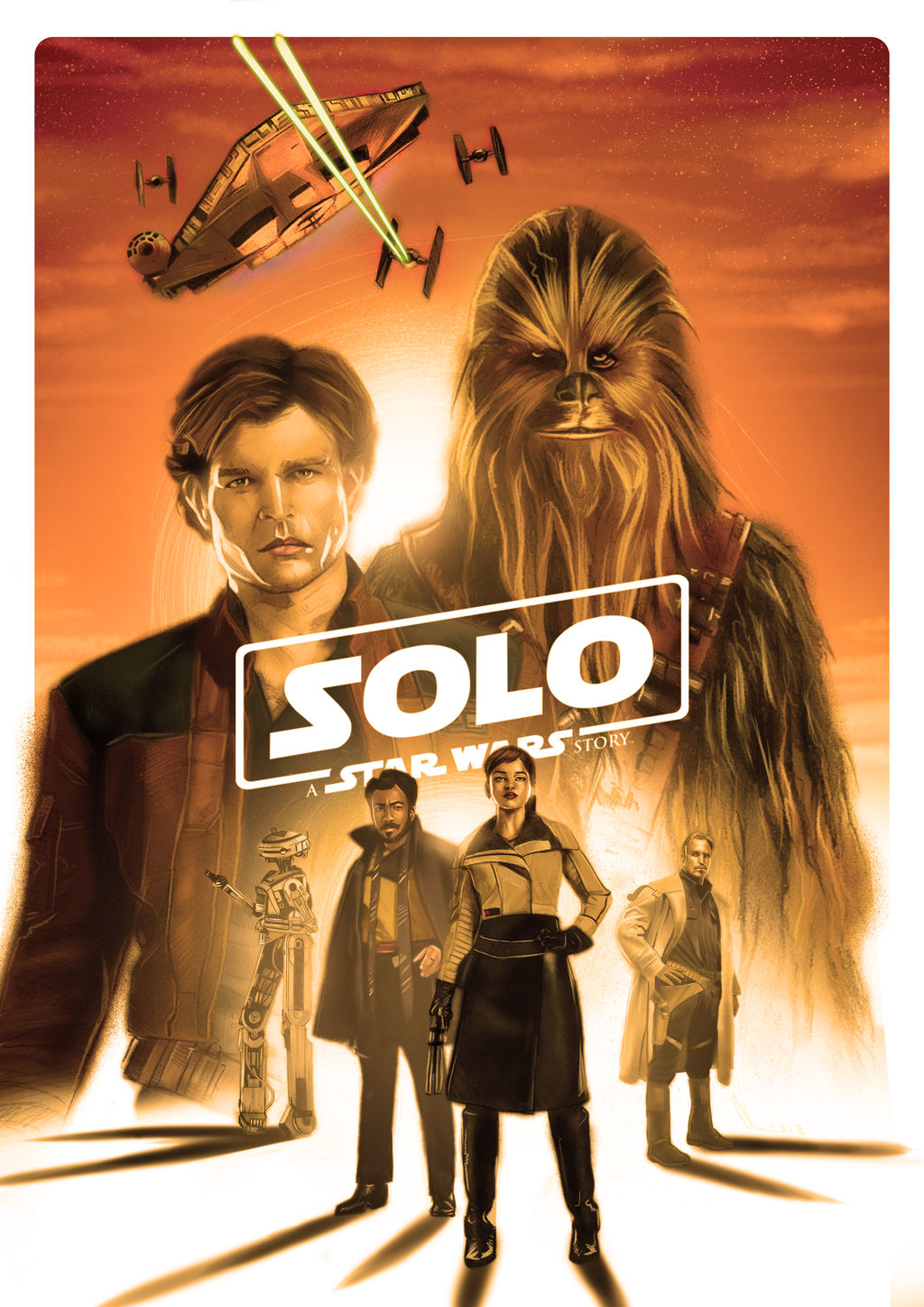 Solo A Star Wars Story Movie Poster 2018 Wallpapers