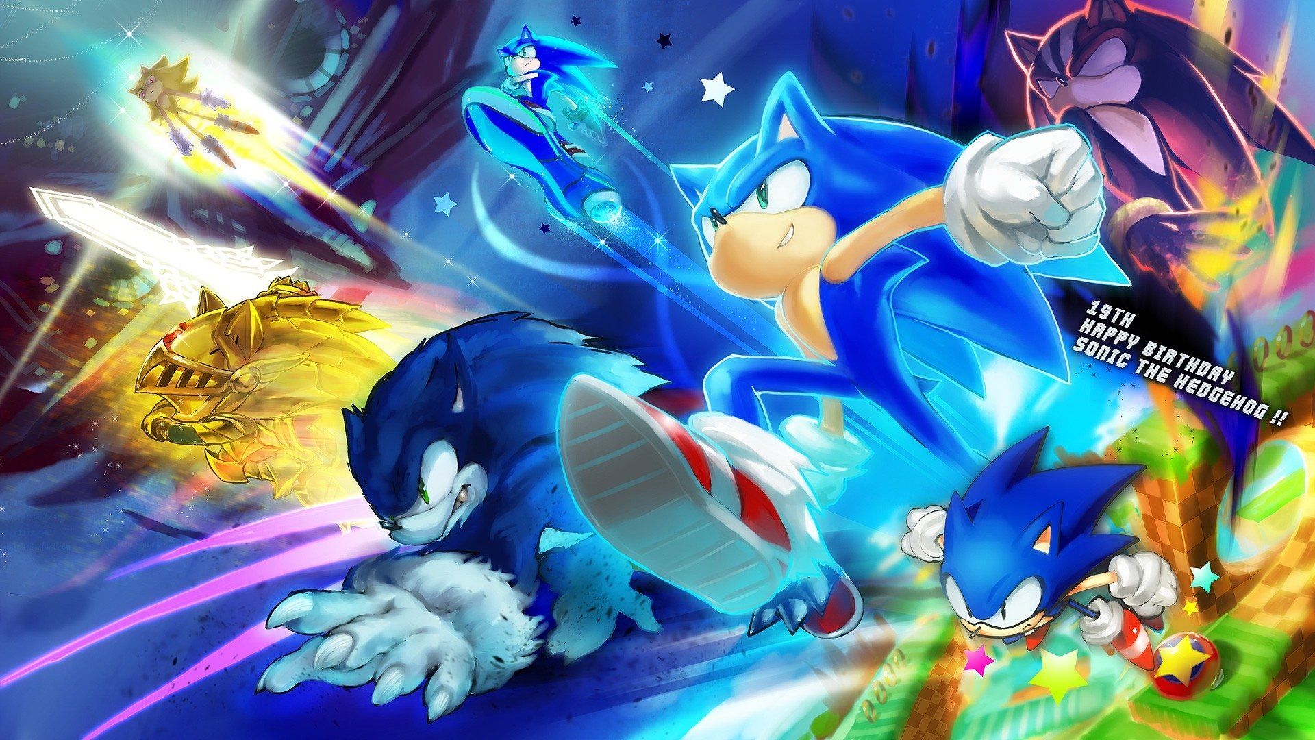 Sonic The Hedgehog Artwork Wallpapers