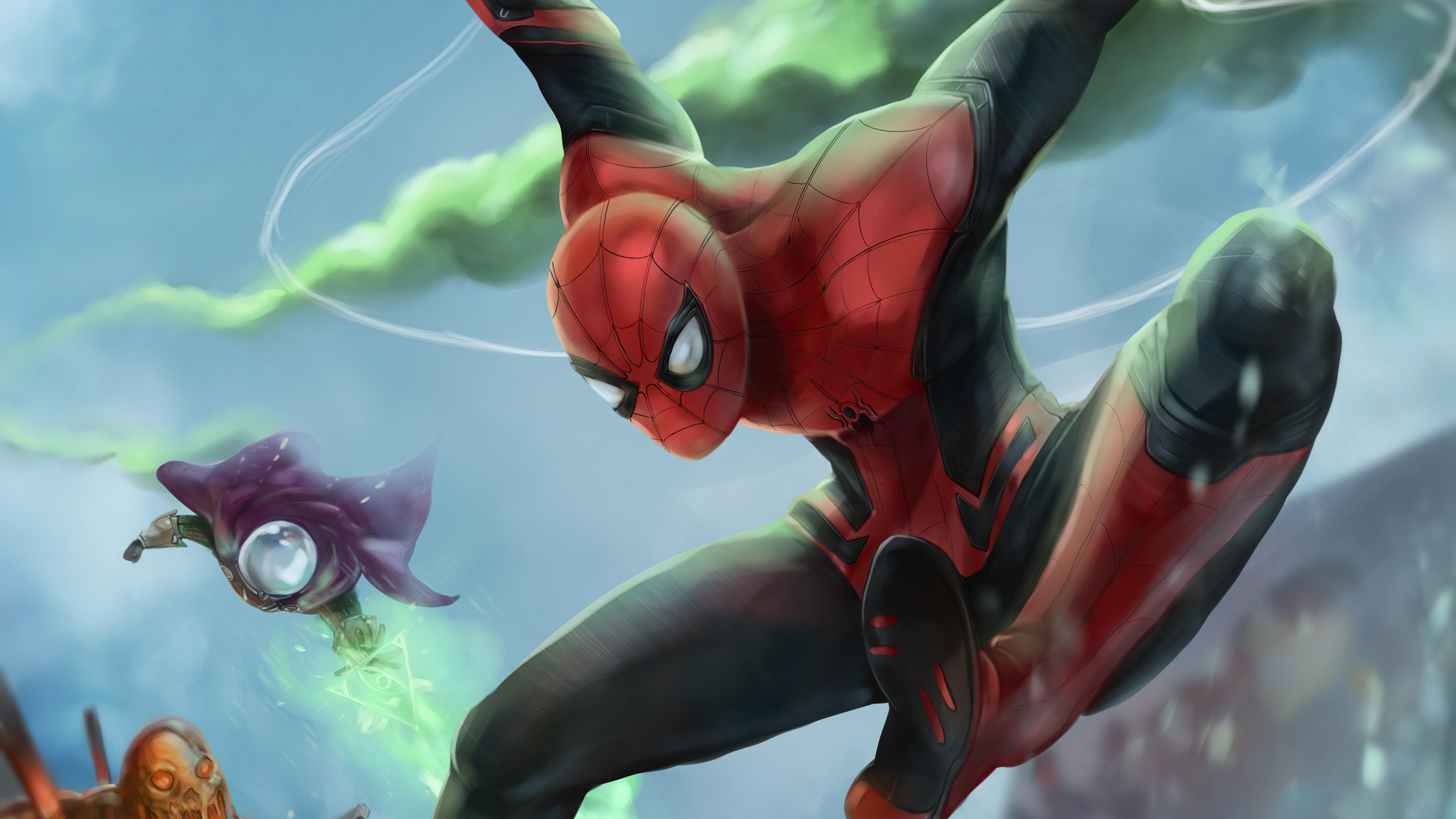 Spider Man Far From Home Art Wallpapers