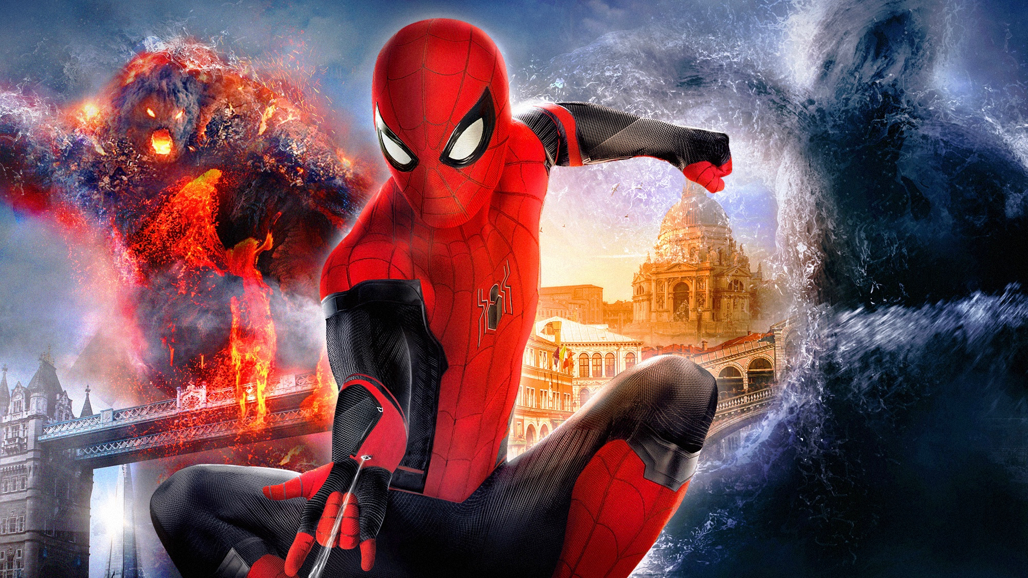 Spider Man Far From Home Cover Art Wallpapers