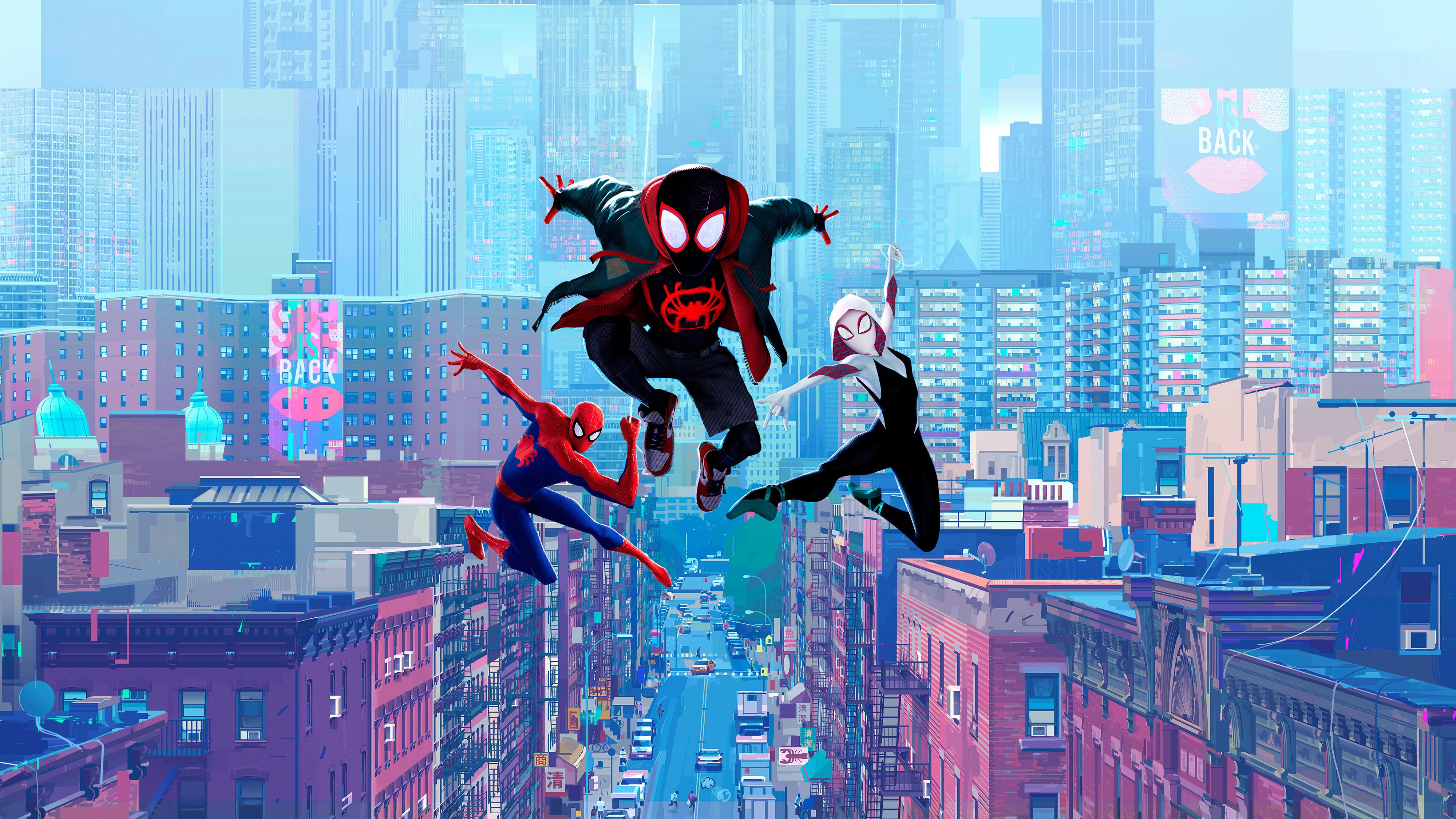 Spider-Man 4K Crossover Multiverse Wallpapers