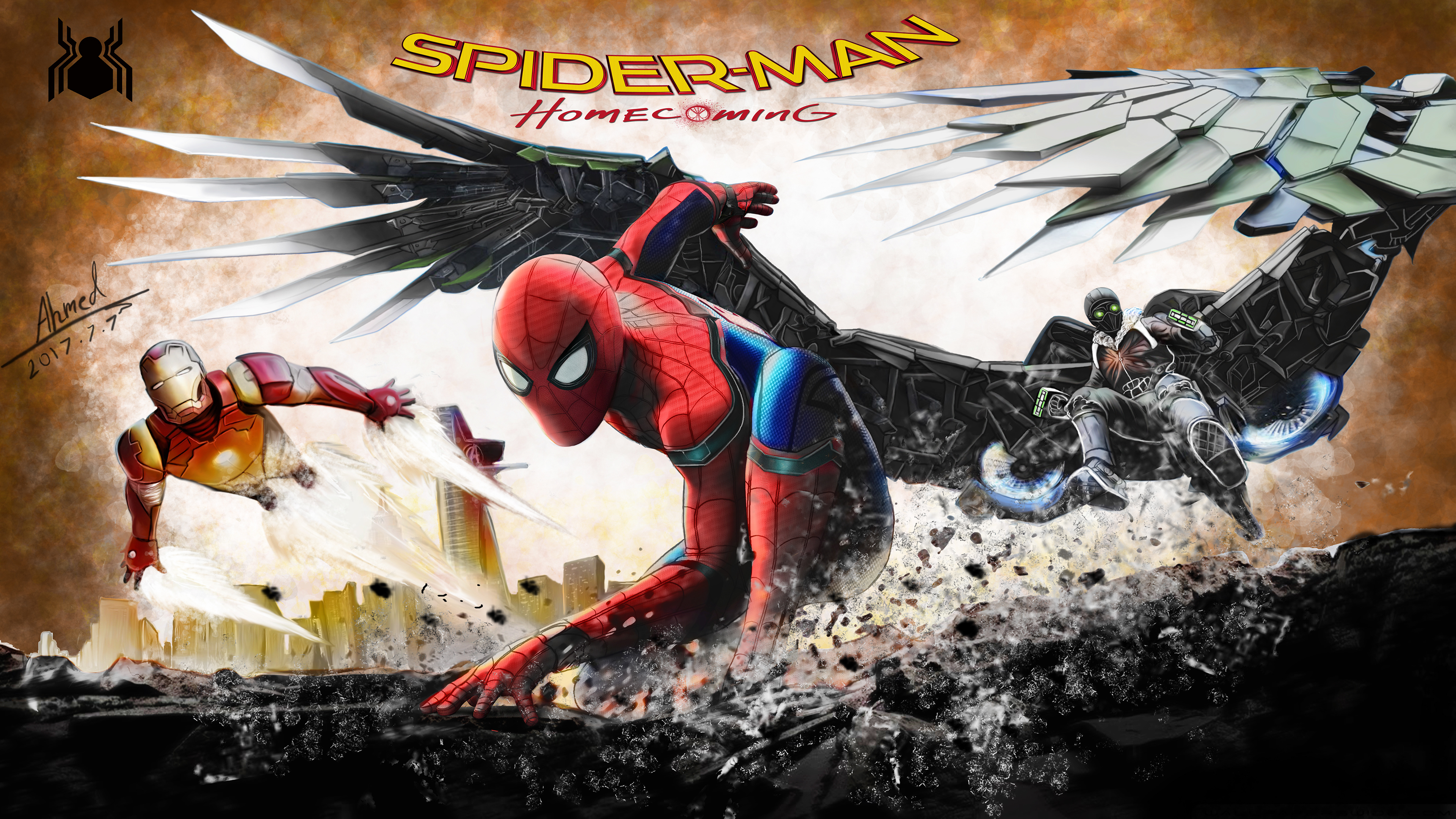 Spiderman Homecoming Artwork Wallpapers