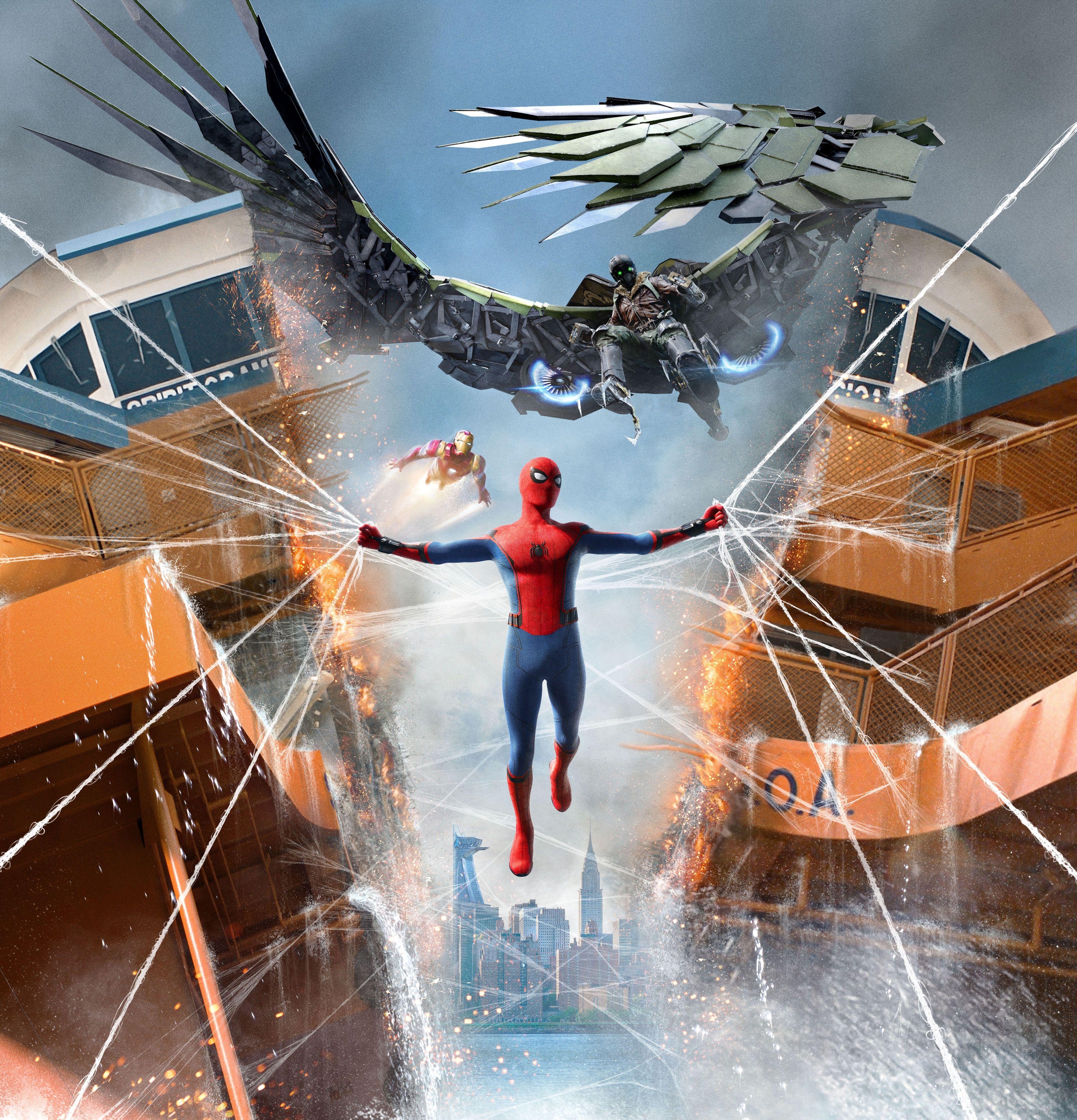 Spiderman Homecoming Movie Spidy Artwork Wallpapers