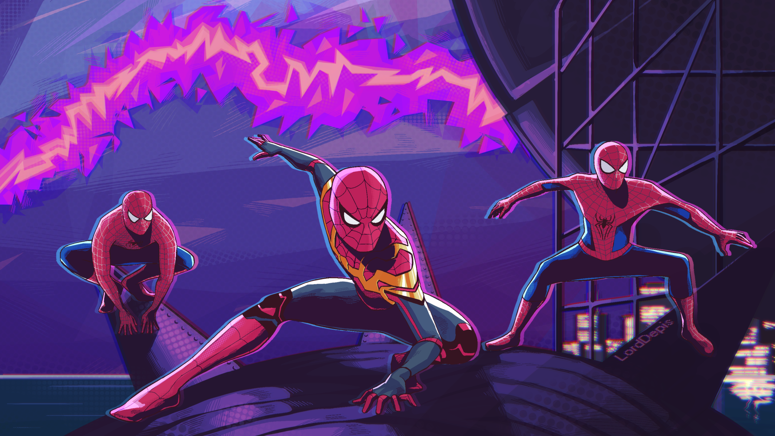 Spiderman No Way Home Cool Fan Art Wallpapers