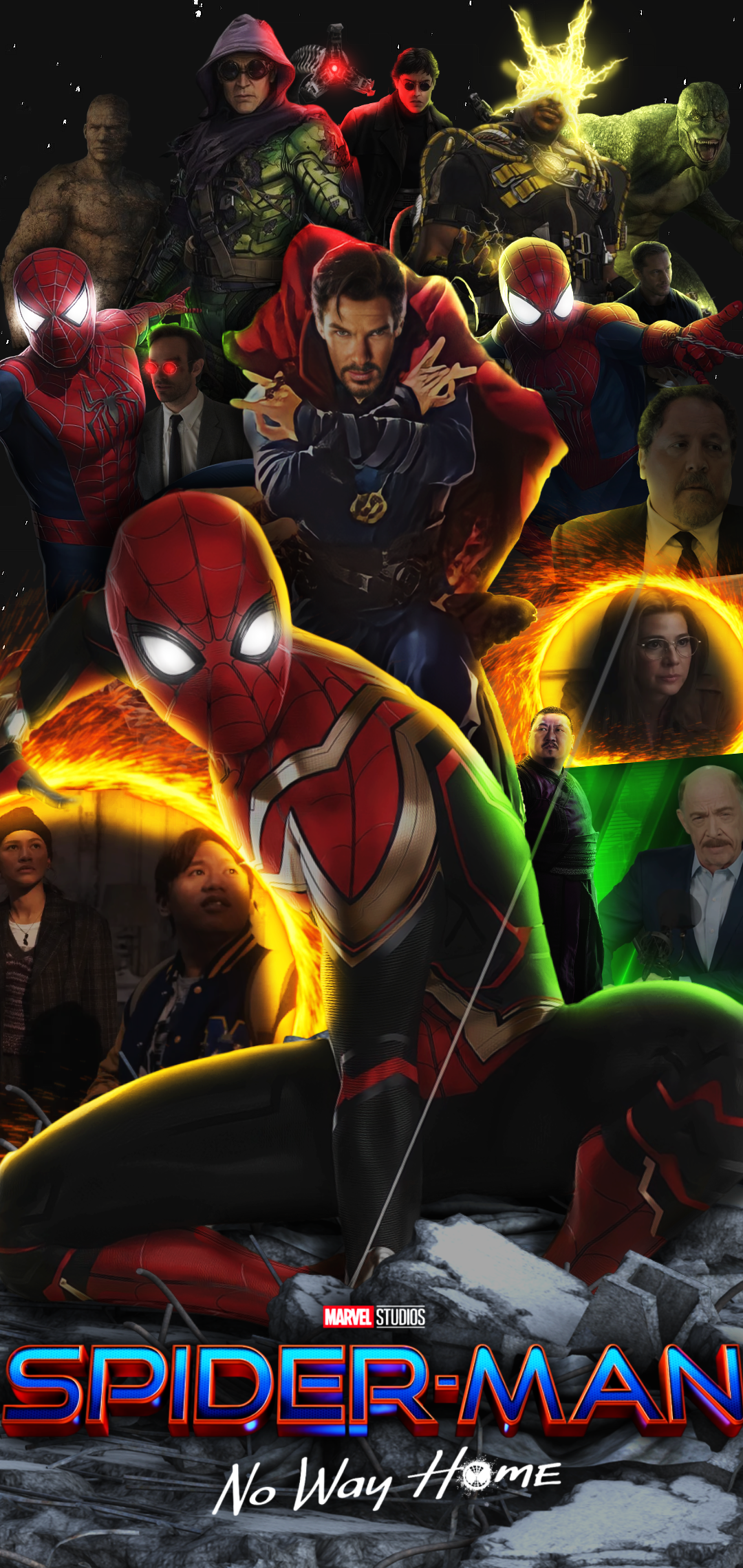 Spiderman No Way Home Cool Fan Art Wallpapers