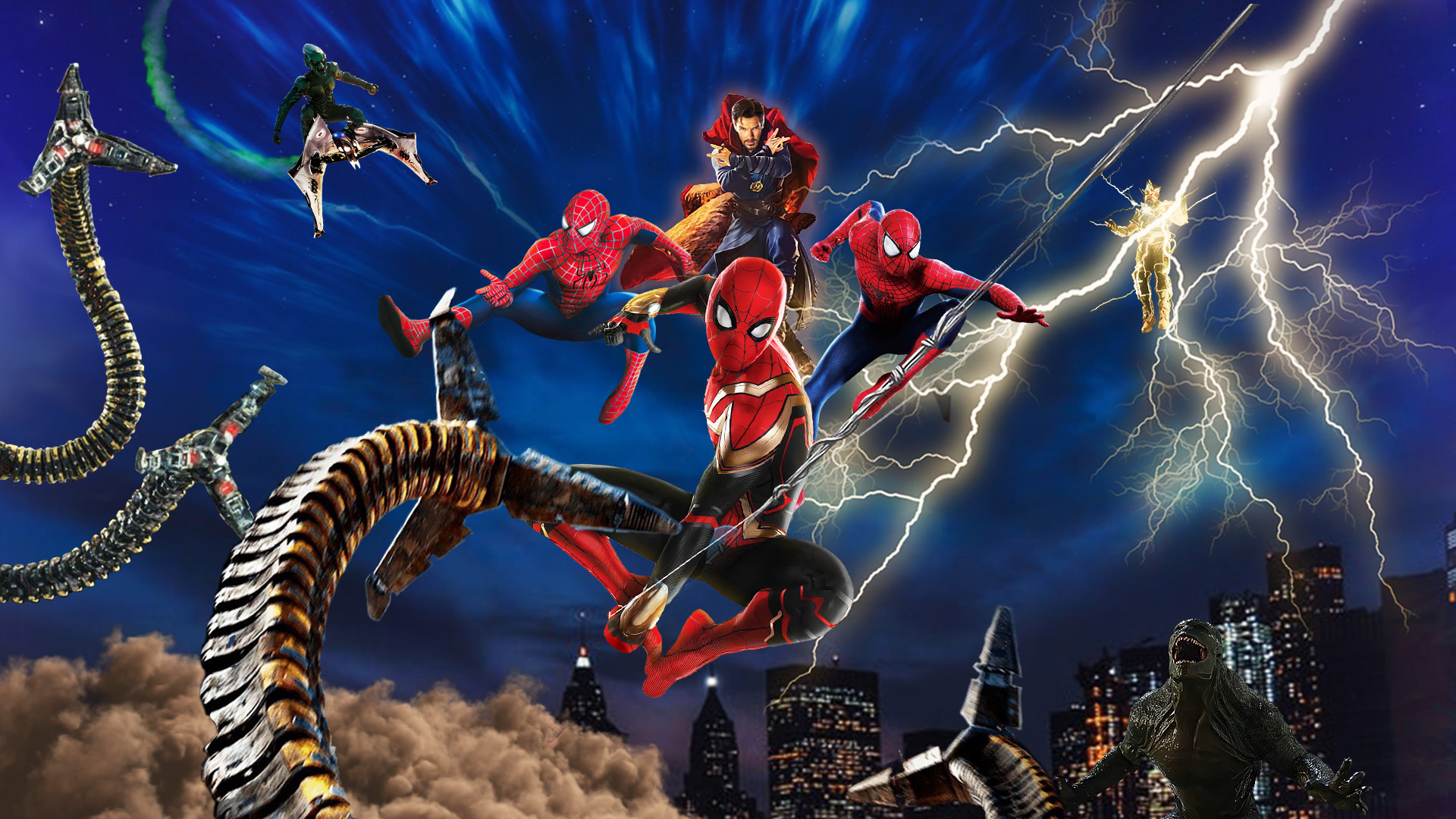 Spiderman No Way Home Cool Fan Art Wallpapers