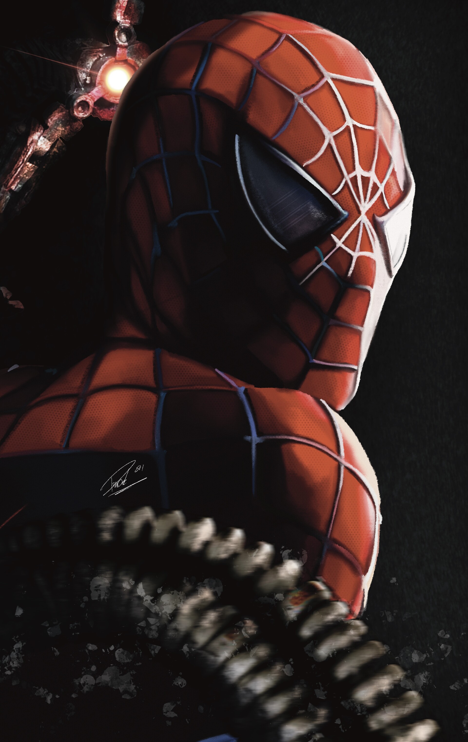 Spider-Man No Way Home Face Digital Art Wallpapers