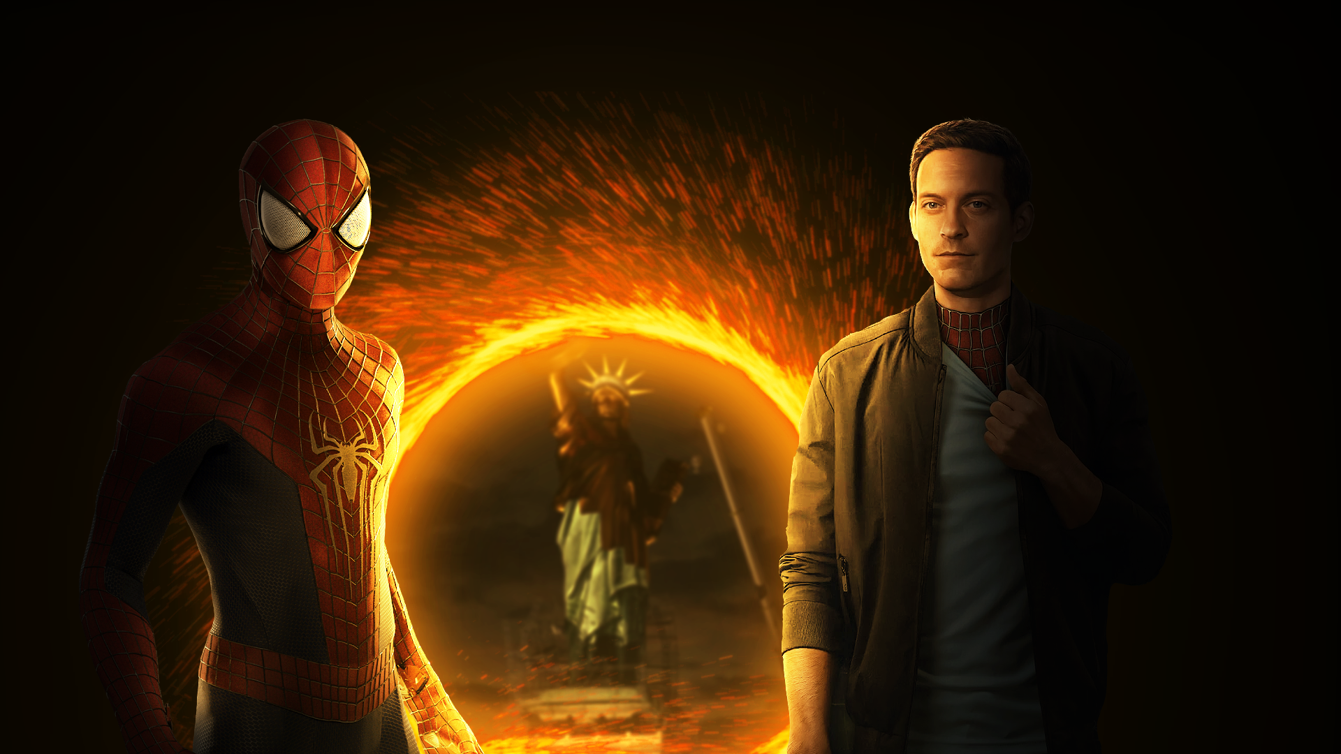 Spider-Man No Way Home Portals Wallpapers