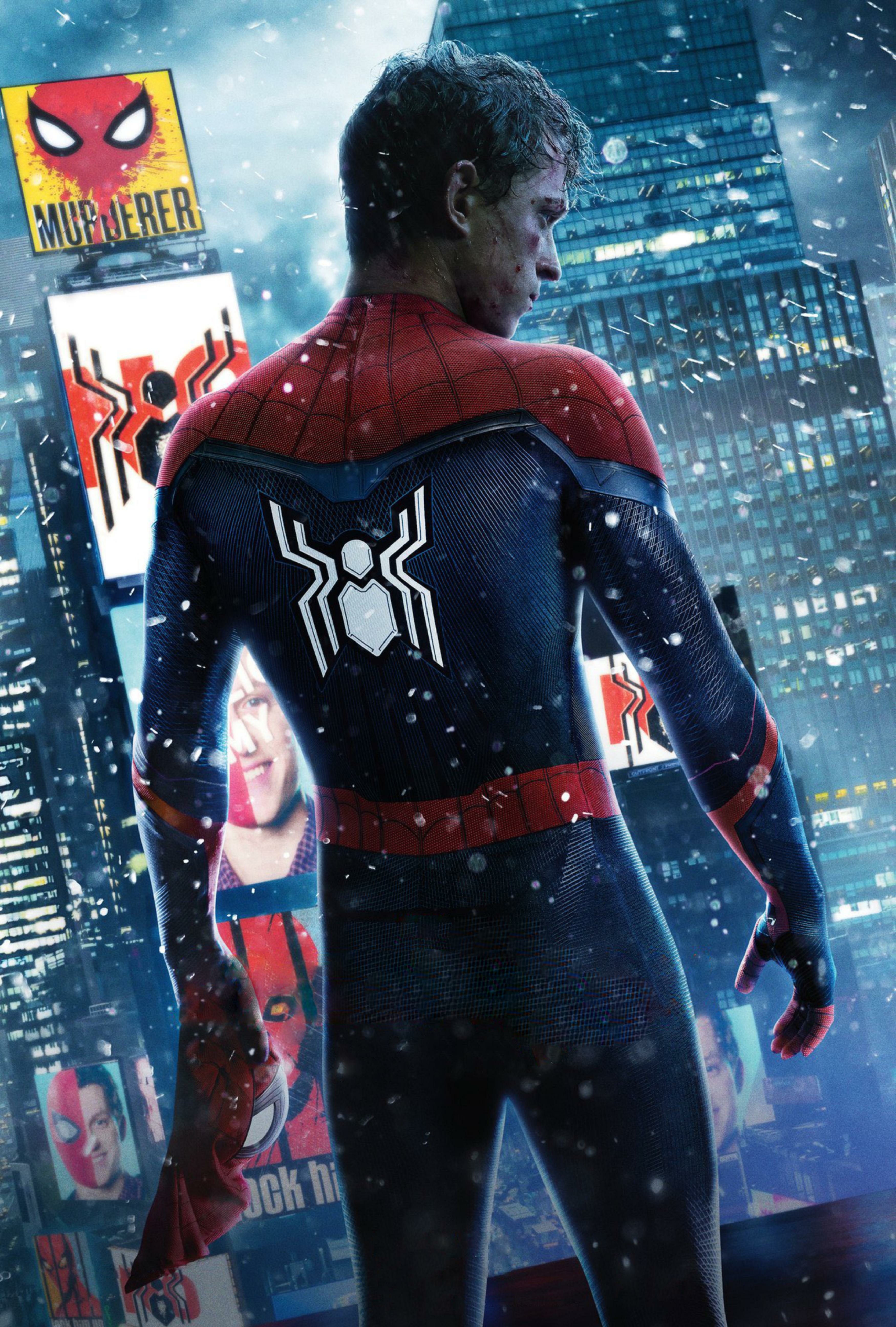 Spiderman No Way Home Walking Away Wallpapers