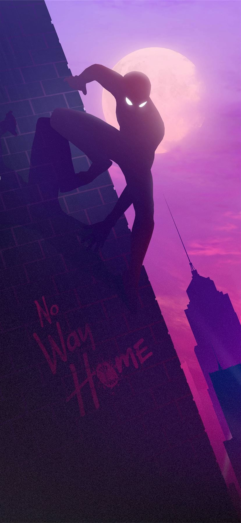 Spiderman No Way Home Walking Away Wallpapers