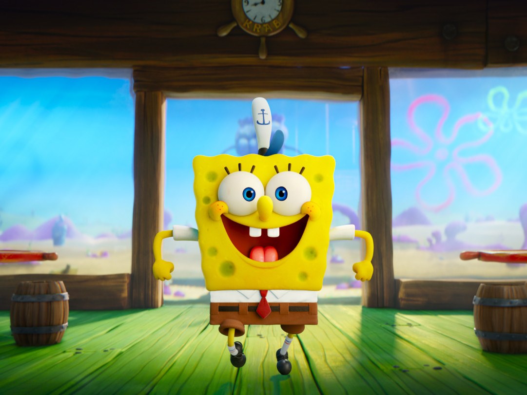 Spongebob Near Sunset Wallpapers