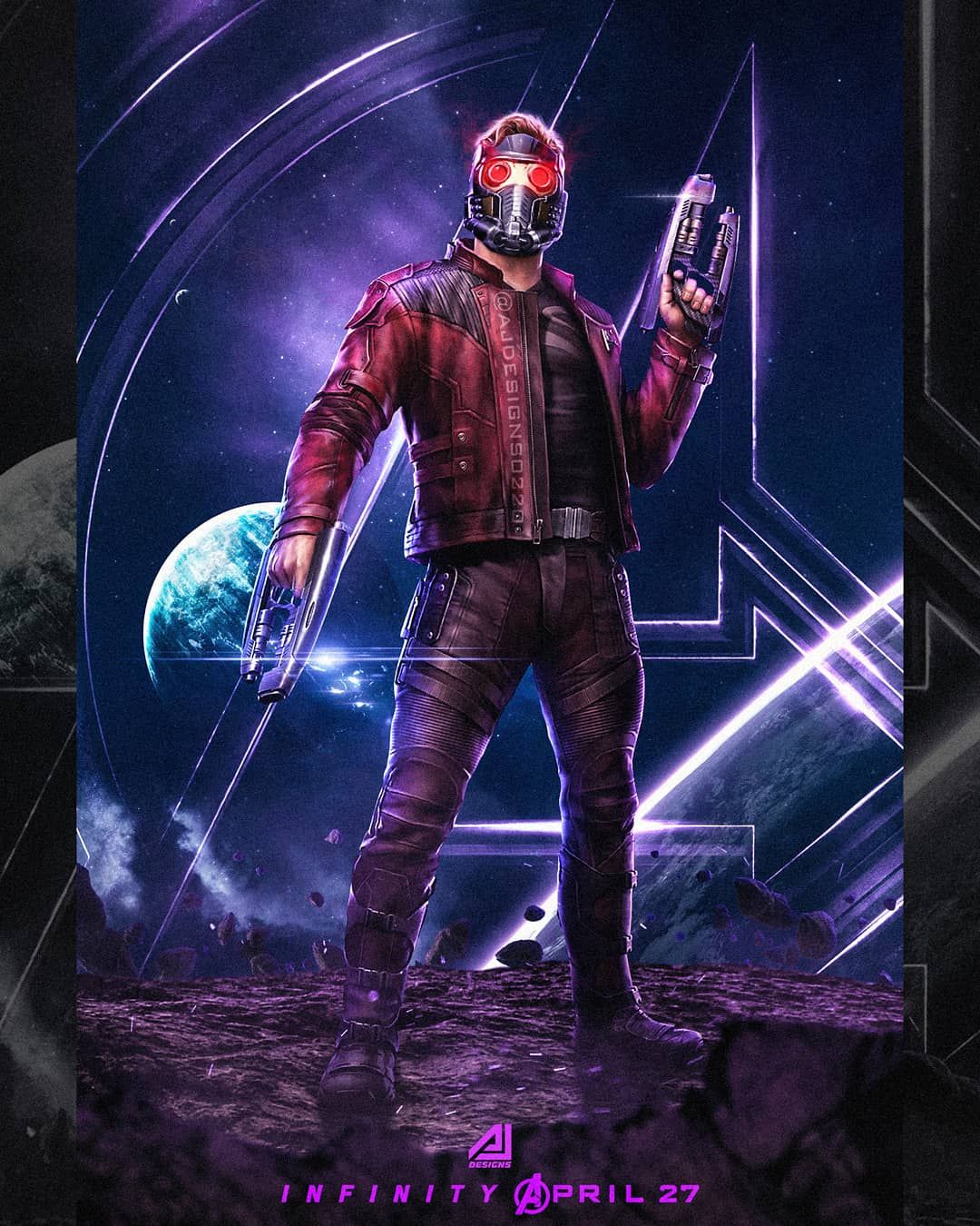 Star Lord Avengers Infinity War Art Wallpapers