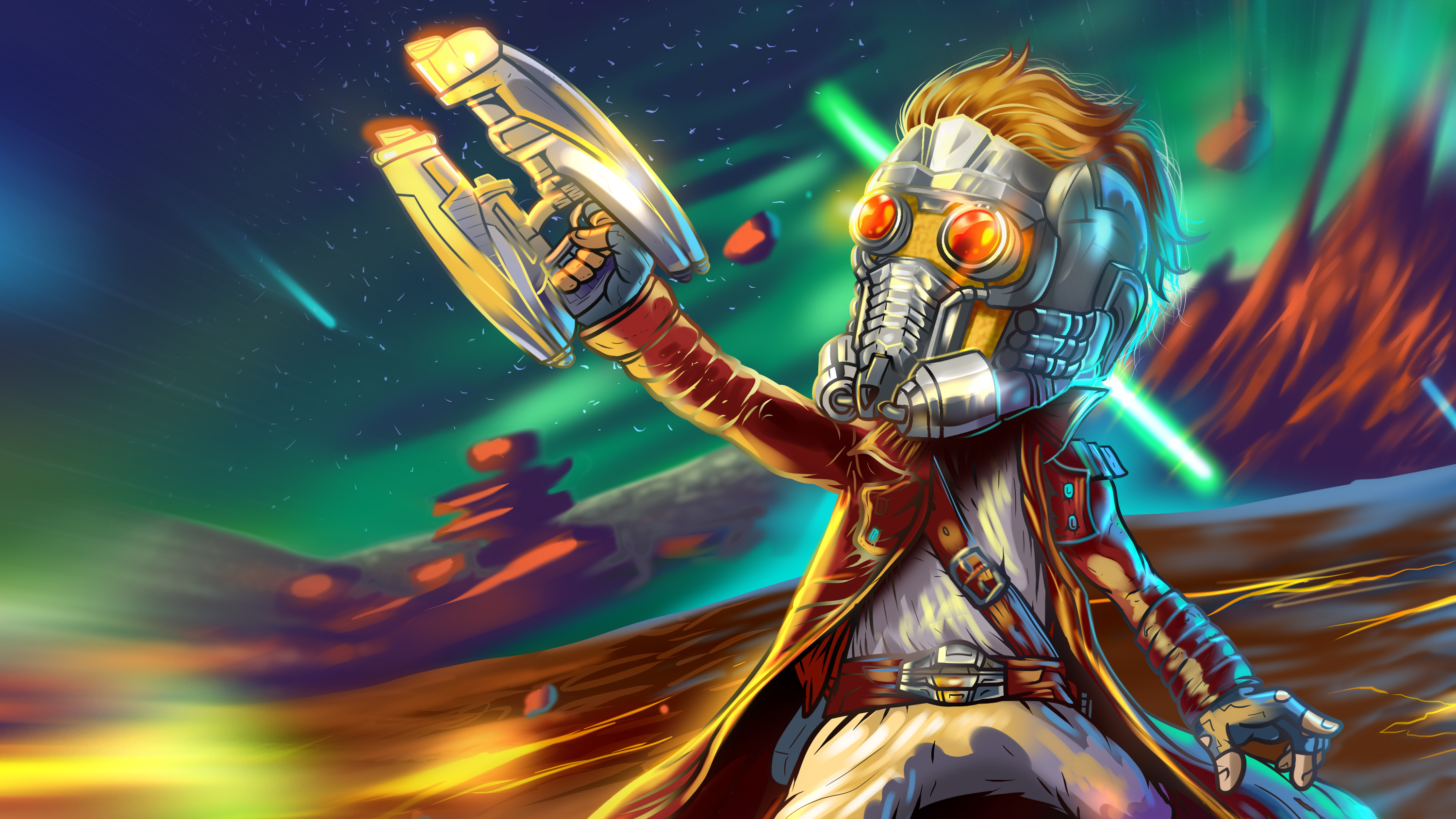 Star Lord Guardians Of The Galaxy Art Wallpapers