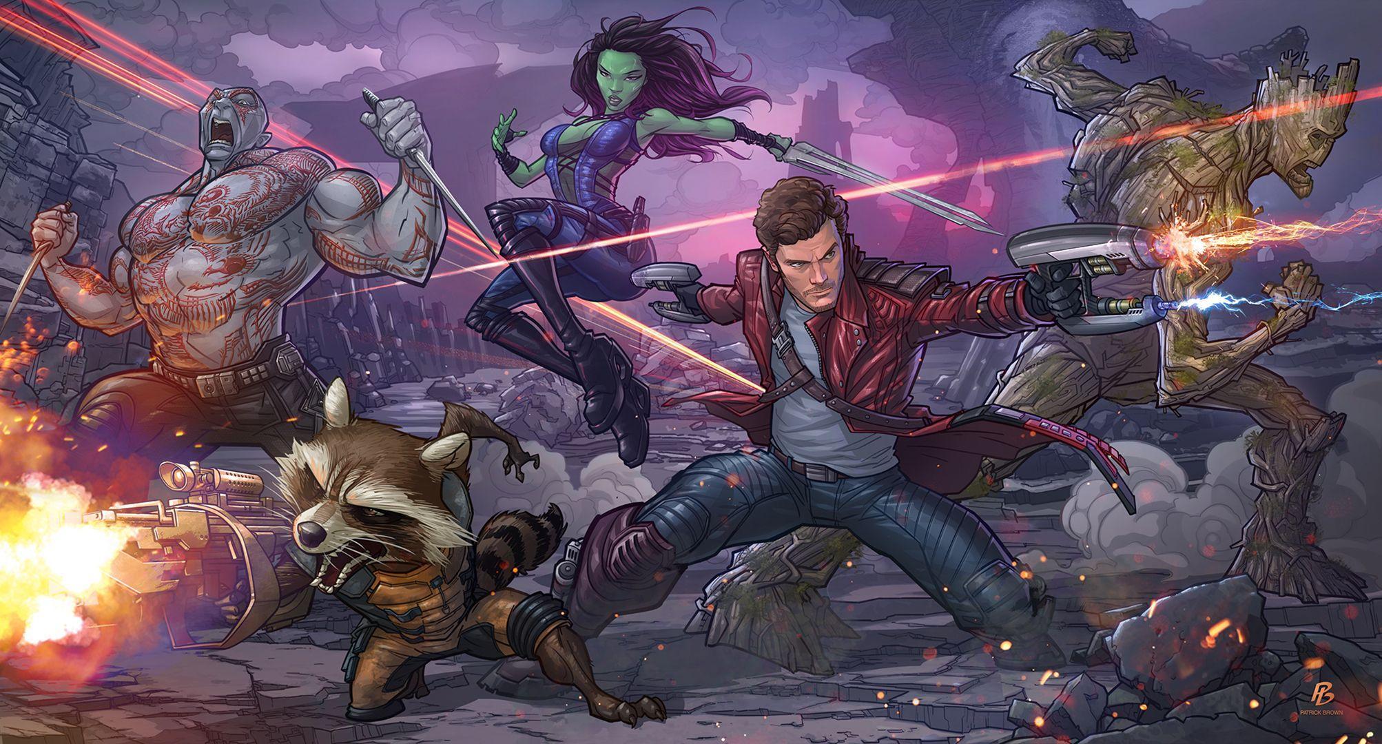 Star Lord Guardians Of The Galaxy Art Wallpapers