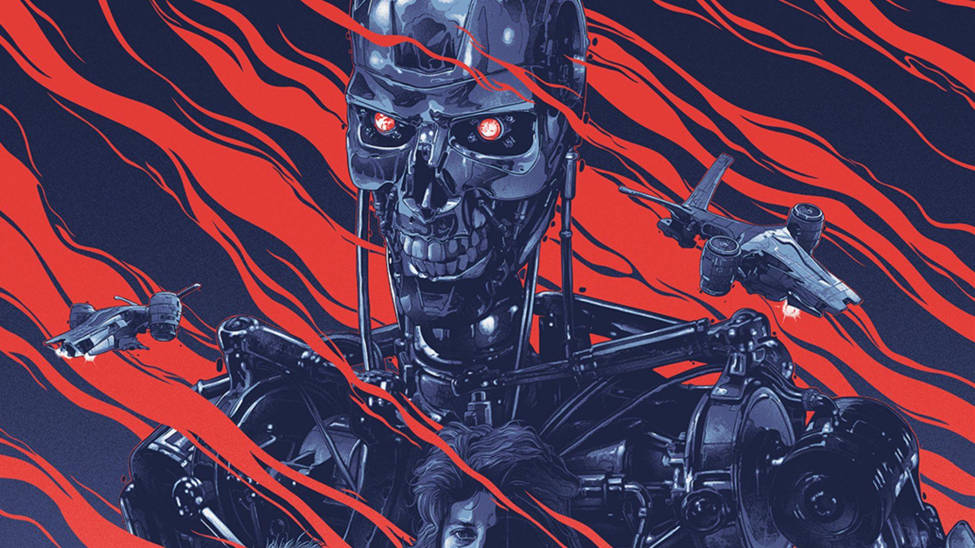 Terminator Dark Fate 4K Minimalist Wallpapers